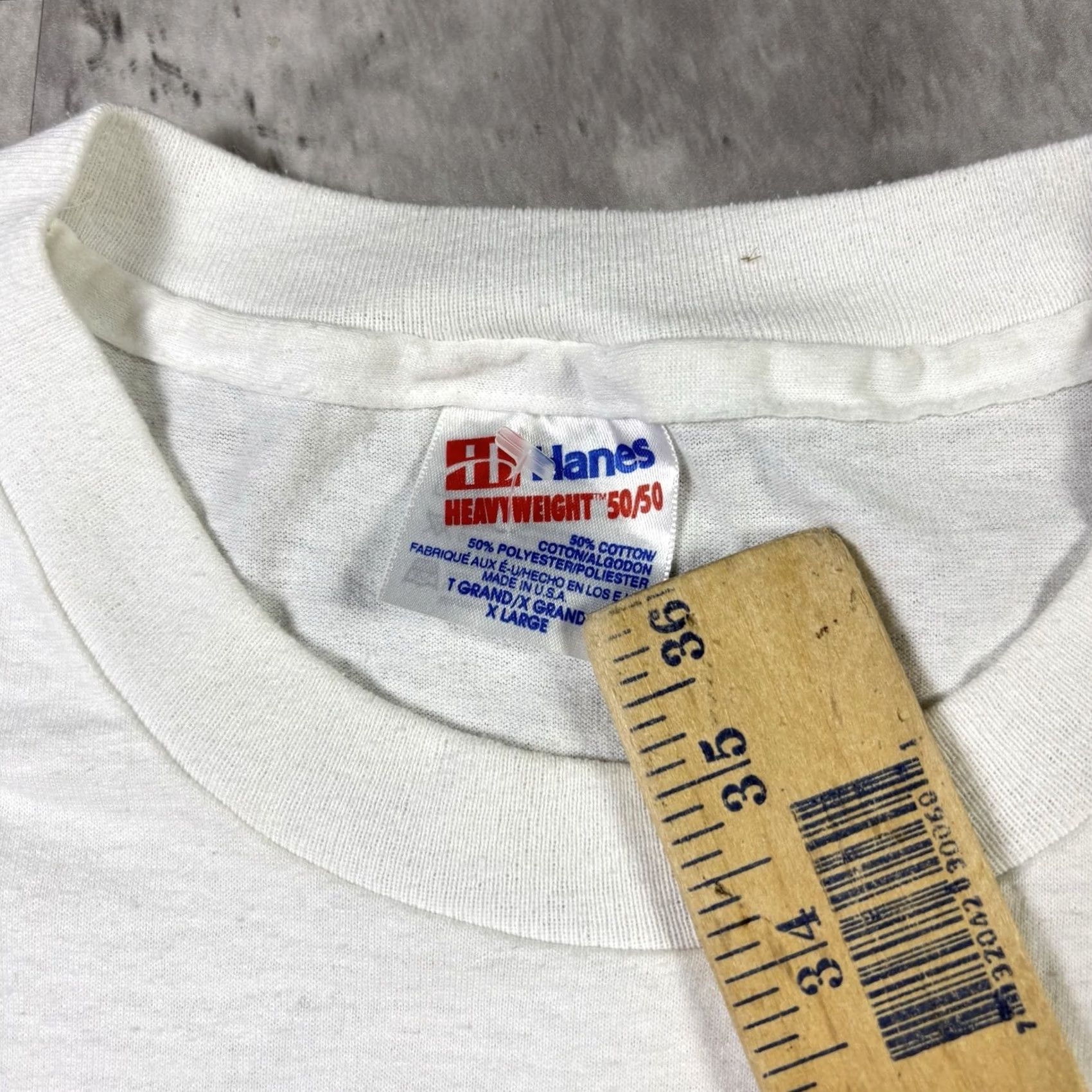 Hanes VINTAGE Hanes Funny Fishing Quote T Shirt Humor 90s Art Adult XL Mens White Size US XL / EU 56 / 4 - 5 Thumbnail