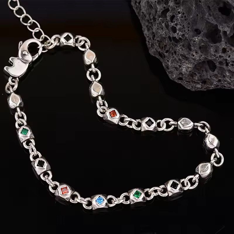 Other Creative Multicolor Zircon Bracelet Size ONE SIZE - 2 Thumbnail