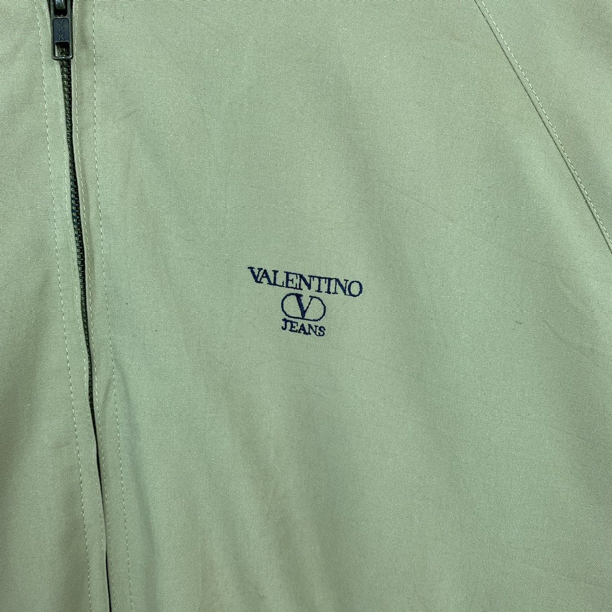 Valentino × Vintage Valentino Jeans Big Logo Embroidered Bomber Jacket Size US M / EU 48-50 / 2 - 5 Thumbnail