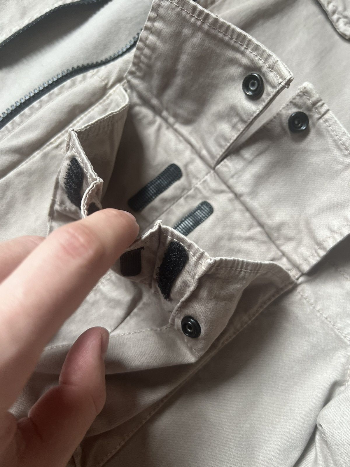 Stone Island Stone Island Old Treatment Zip Overshirt Size US XL / EU 56 / 4 - 7 Thumbnail