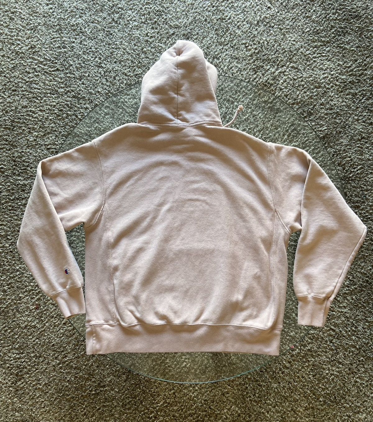 Champion 00’s Men’s Champion Reverse Weaved Light Pink Hoodie Size US L / EU 52-54 / 3 - 2 Thumbnail