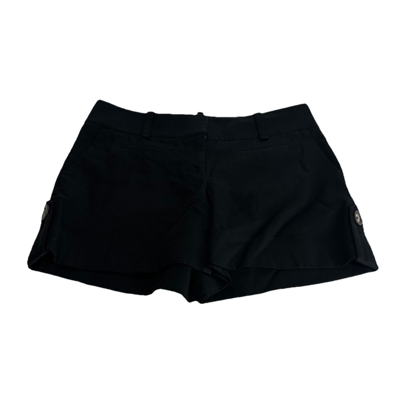 Bebe bebe black side button tab cuff shorts Size 2 Size 26" / US 2 / IT 38 - 2 Thumbnail