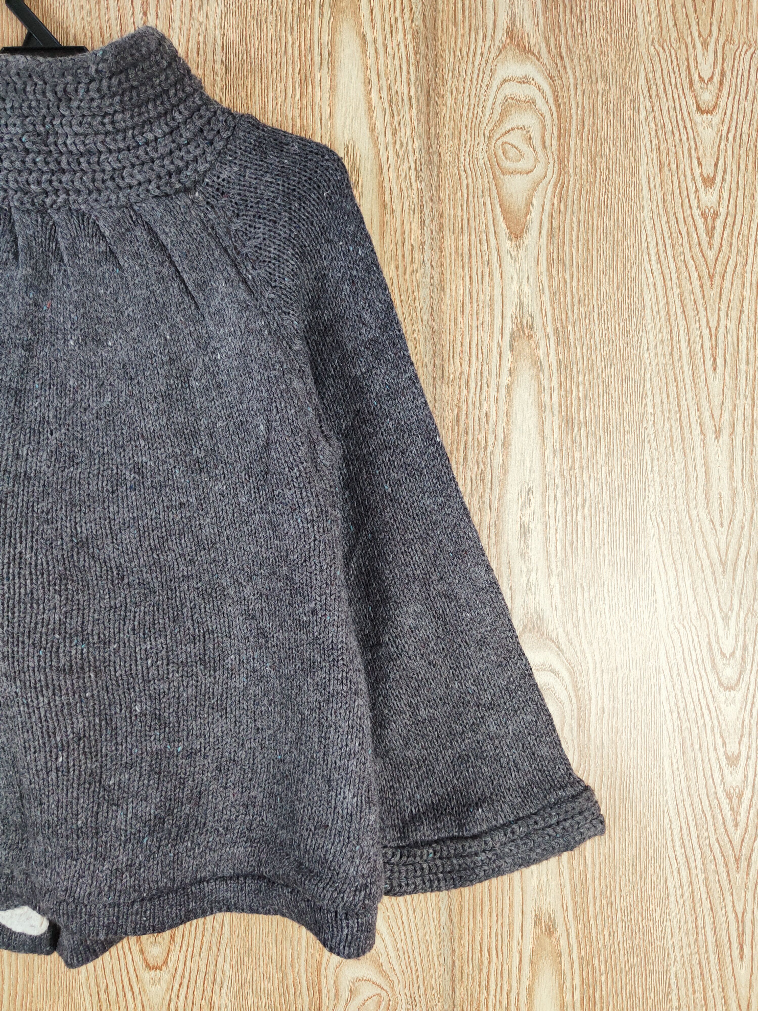 Japanese Brand × Vintage Maca Dark Gray Knitwear Cardigan #W366 Size S / US 4 / IT 40 - 9 Thumbnail