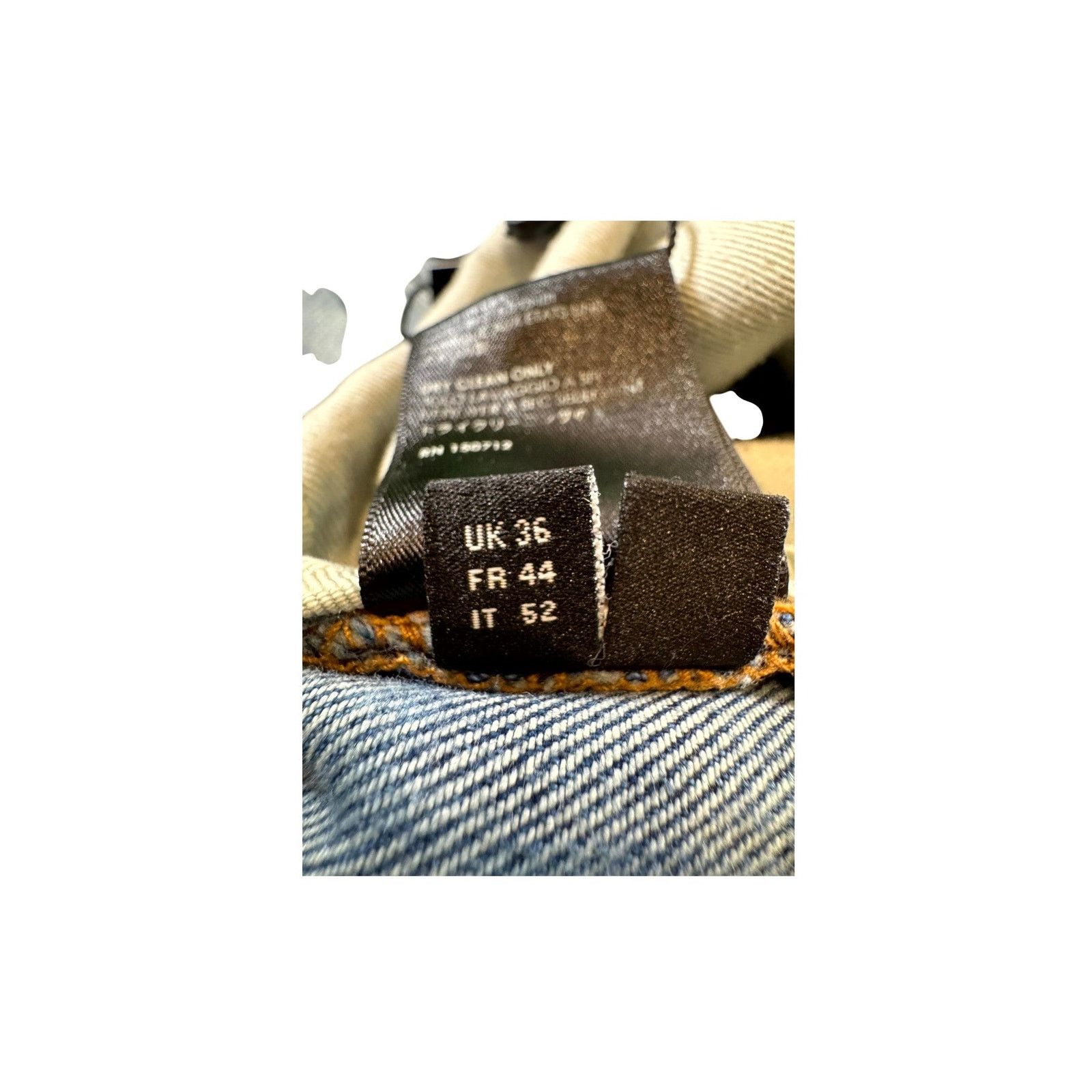 Amiri Amiri MX2 Patch Light Wash & Black Jeans Size US 36 / EU 52 - 3 Thumbnail