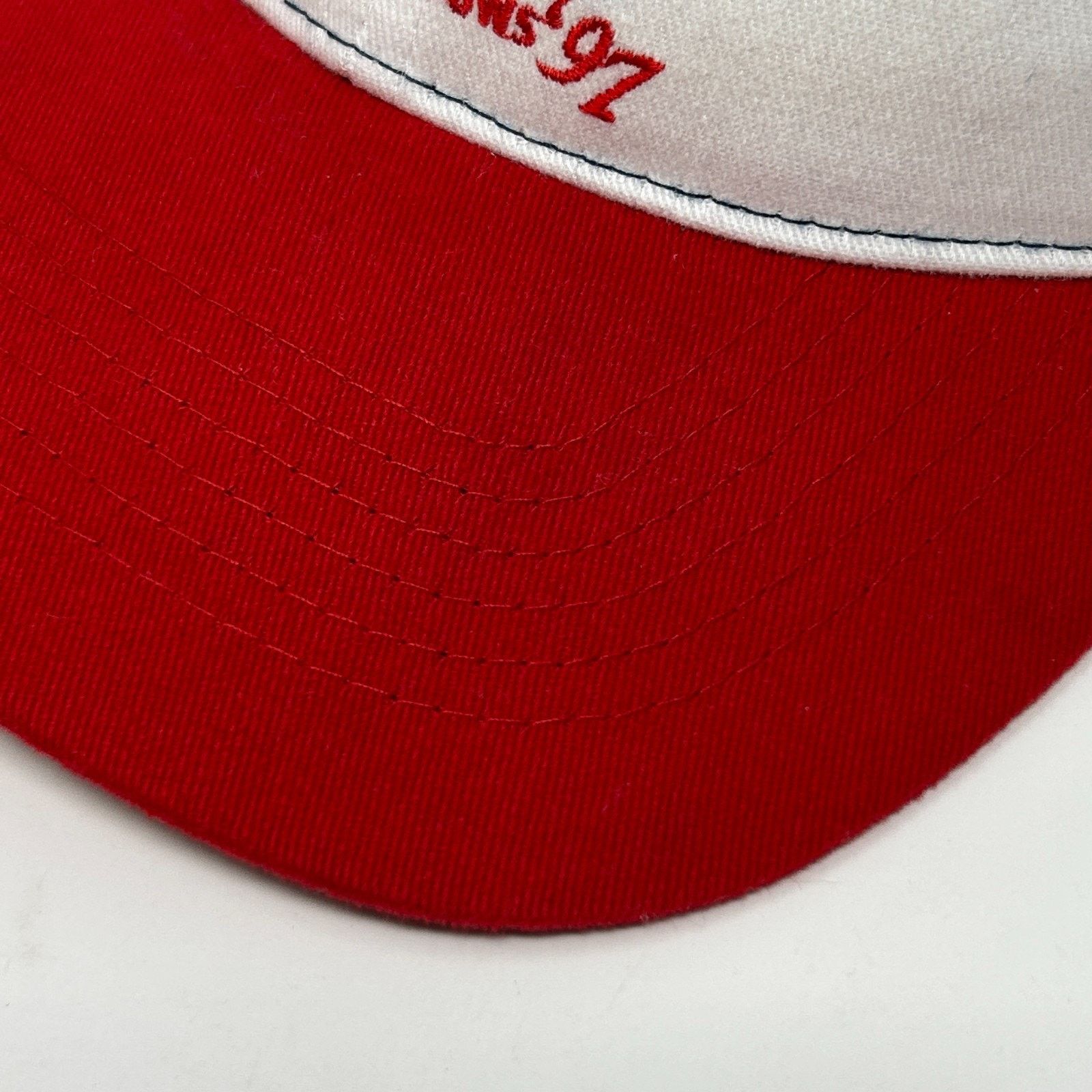 Vintage Vintage 90s Bay Meadows Racetrack Hat Baseball Cap Horse Size ONE SIZE - 8 Thumbnail