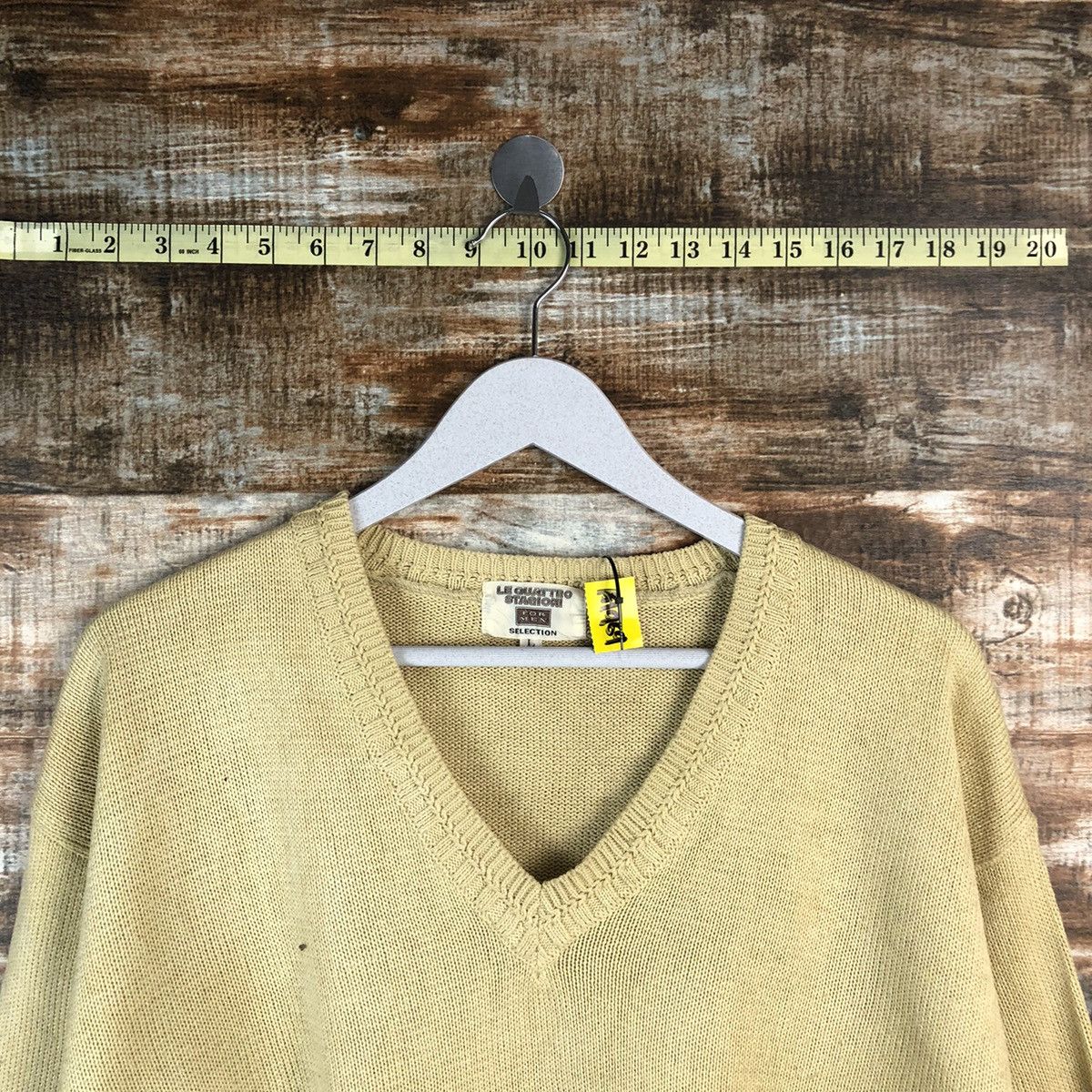 Vintage Le Guattro Stagioni Brown vintage Knitwear sweatshirt #A1969 Size US L / EU 52-54 / 3 - 4 Thumbnail