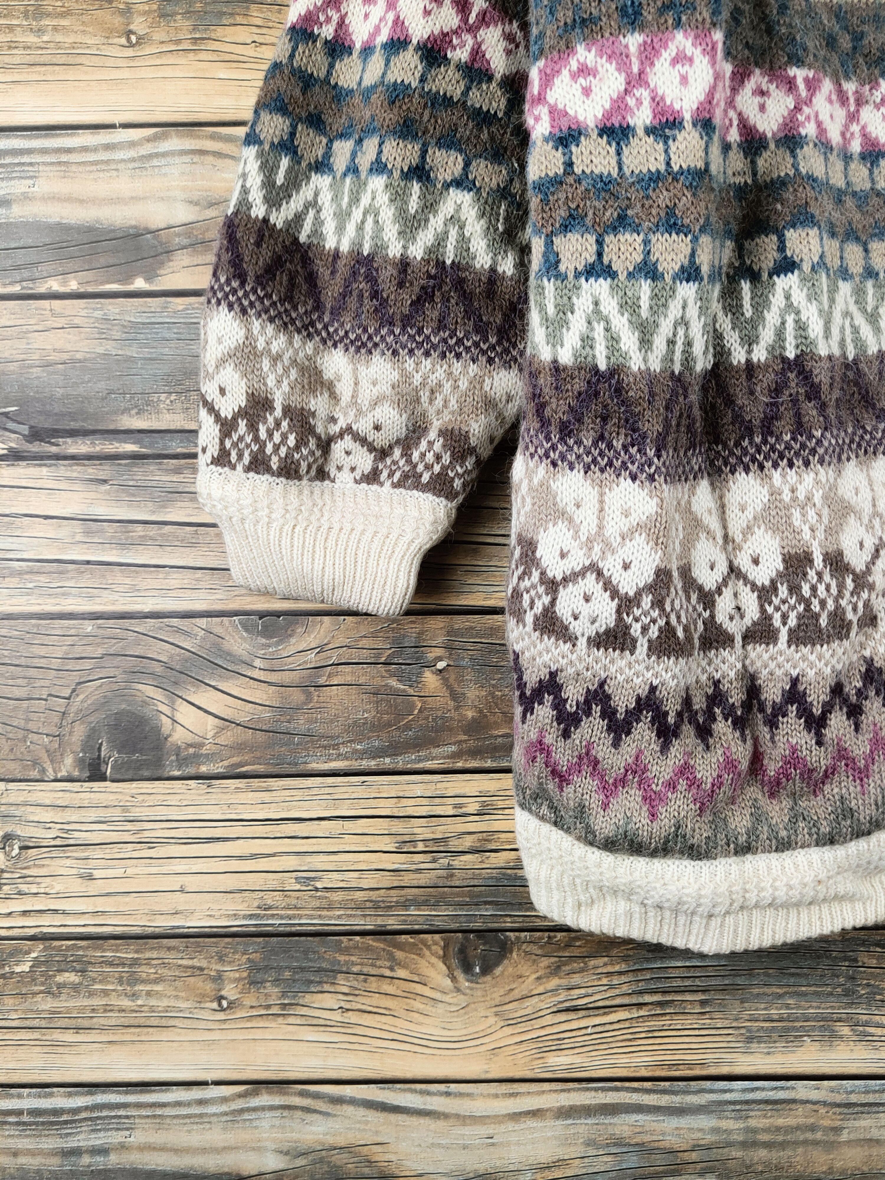 Japanese Brand DL Japanese Brand Cream Knitwear Sweaters #46-377 Size L / US 10 / IT 46 - 4 Thumbnail