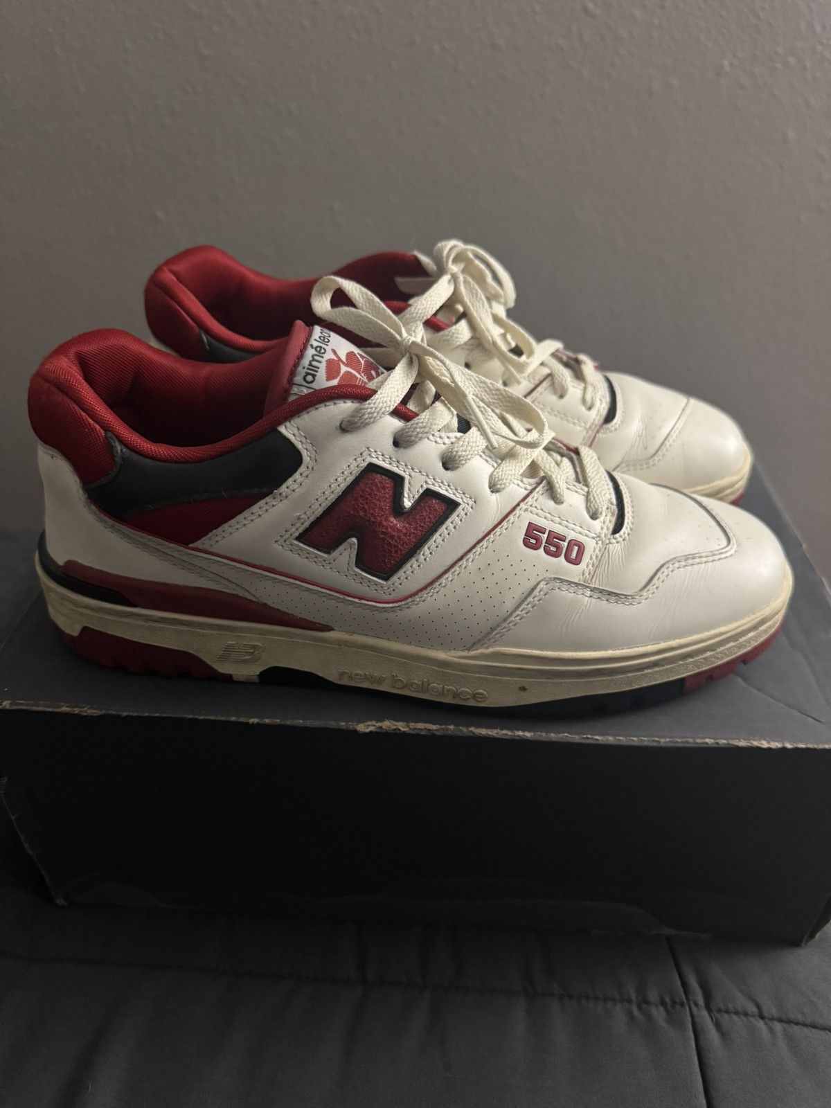 Aime Leon Dore × New Balance New Balance x Aime Leon Dore 550 - Red Size US 10 / EU 43 - 2 Thumbnail