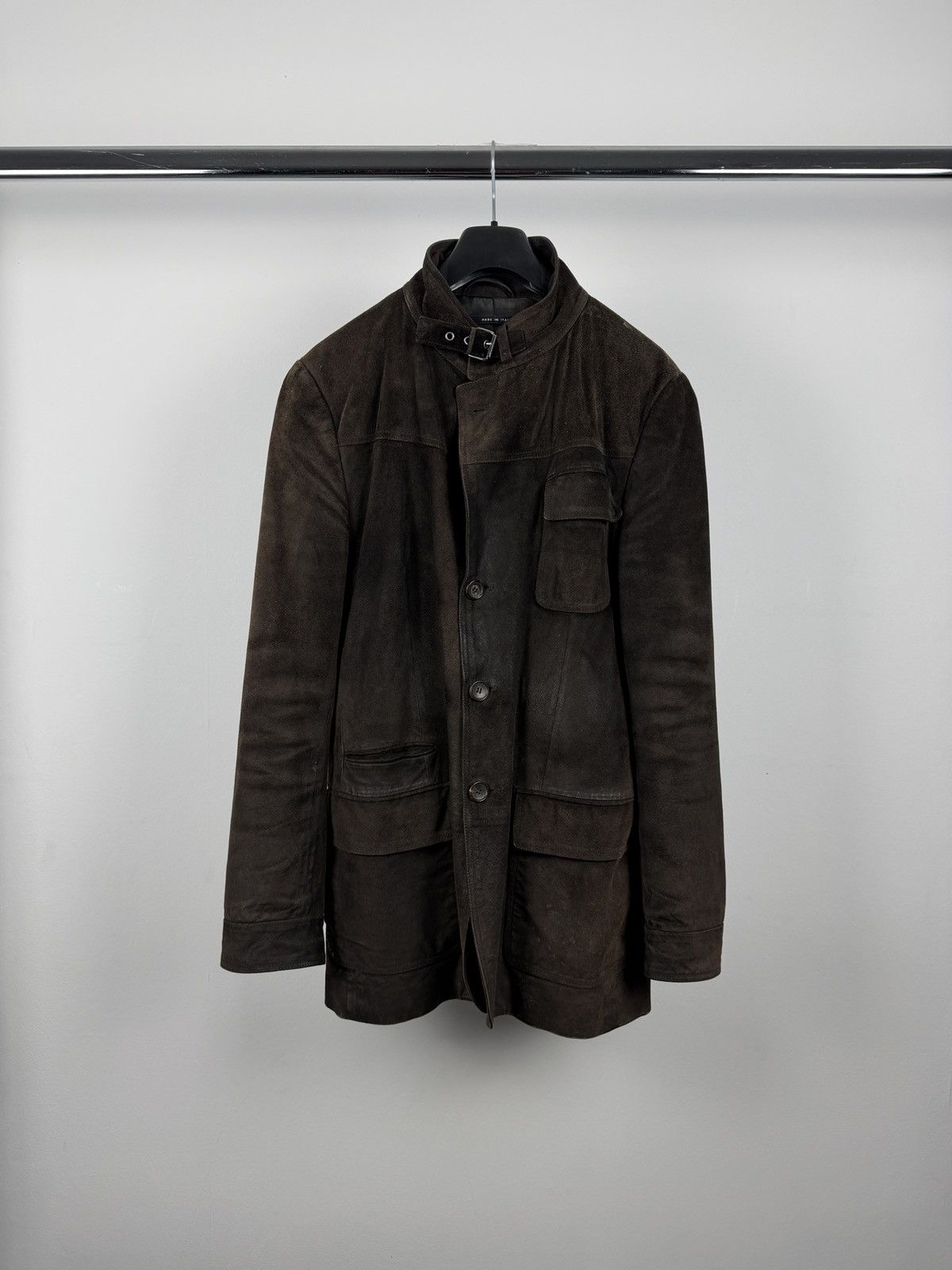 Gucci Gucci by Tom ford AW2004 suede leather safari jacket | Grailed