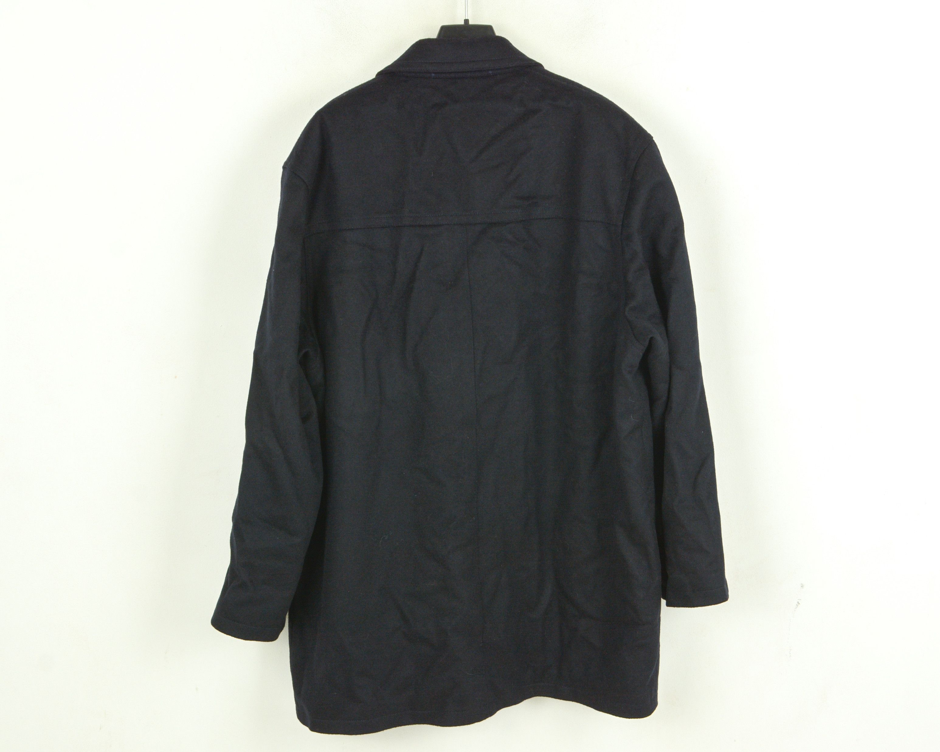 Vintage Walbush Rehbochloden Mens L Wool Jacket Over Coat EU 52 Navy Size US L / EU 52-54 / 3 - 9 Thumbnail