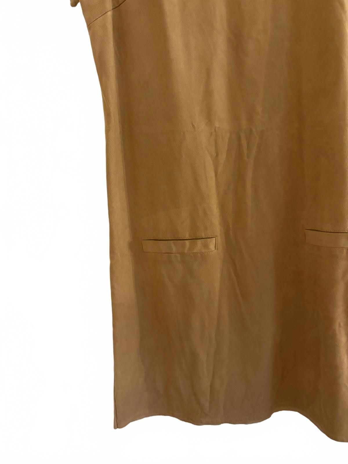 Other New York & Co Tan Short Sleeve Shift Dress Front Pockets S Size S / US 4 / IT 40 - 2 Thumbnail