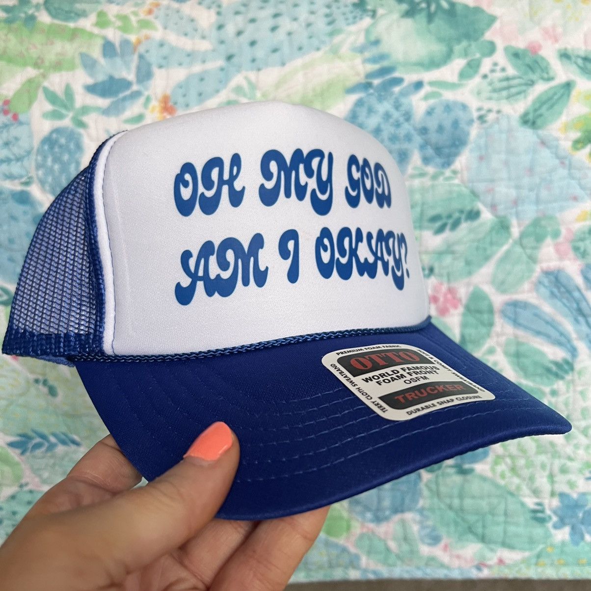 Otto Megan Moroney am I okay? Trucker hat Size ONE SIZE - 2 Thumbnail