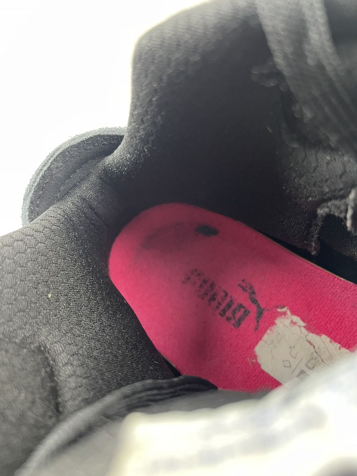 Puma × Vintage Vintage PUMA Women's Sparco Driver Suede Black Hi Sneakers Size US 7.5 / IT 37.5 - 10 Thumbnail