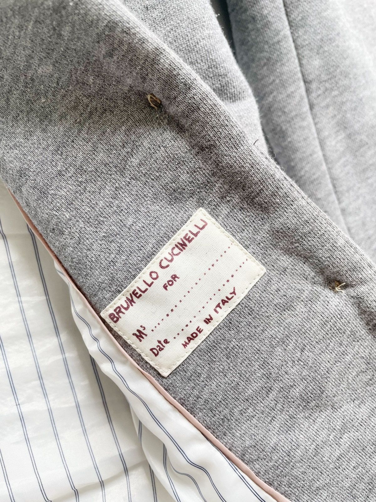 Brunello Cucinelli Brunello Cucinelli Gray Fitted Classic Blazer Italy Size XS Size XS / US 0-2 / IT 36-38 - 9 Thumbnail