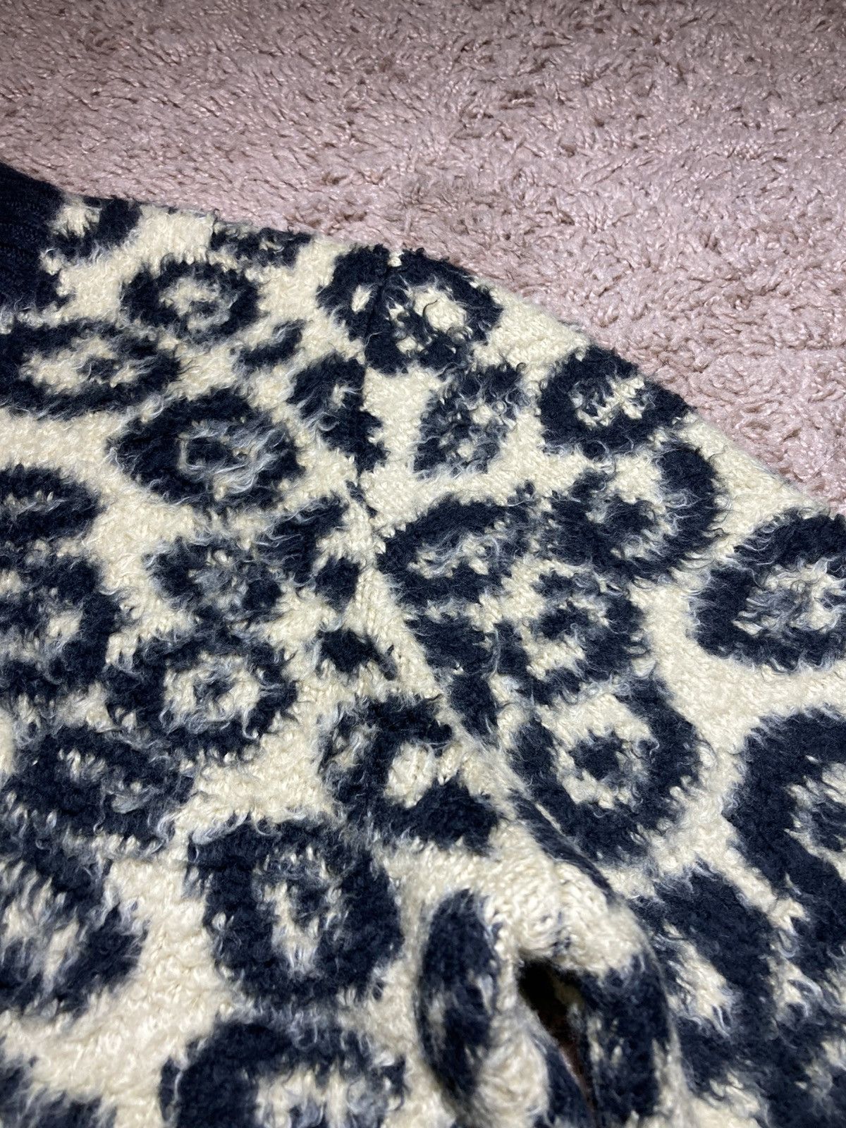 Celine SS20 Celine Leopard Cropped Shaggy Sweater 2020 Knit Hedi S Size US S / EU 44-46 / 1 - 4 Thumbnail