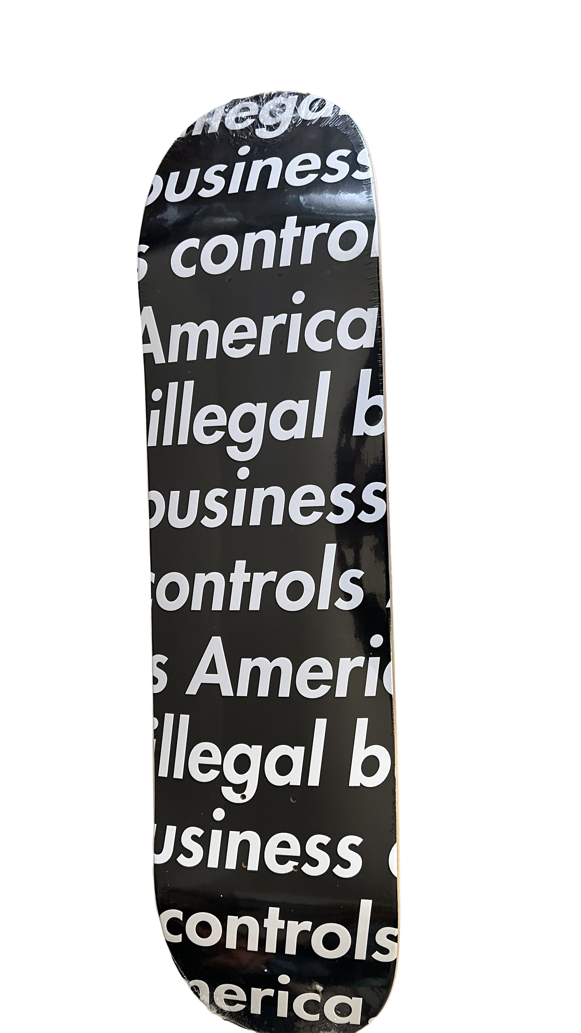 Supreme Supreme Illegal Business Skateboard Deck Blue 7.875 | Grailed