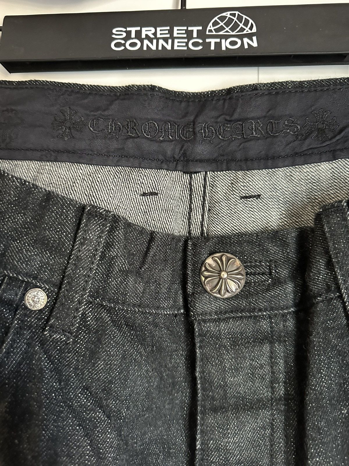Chrome Hearts CHROME HEARTS STAR PATCH DENIM SIZE 34 JEANS IN HOUSE Size US 34 / EU 50 - 6 Thumbnail