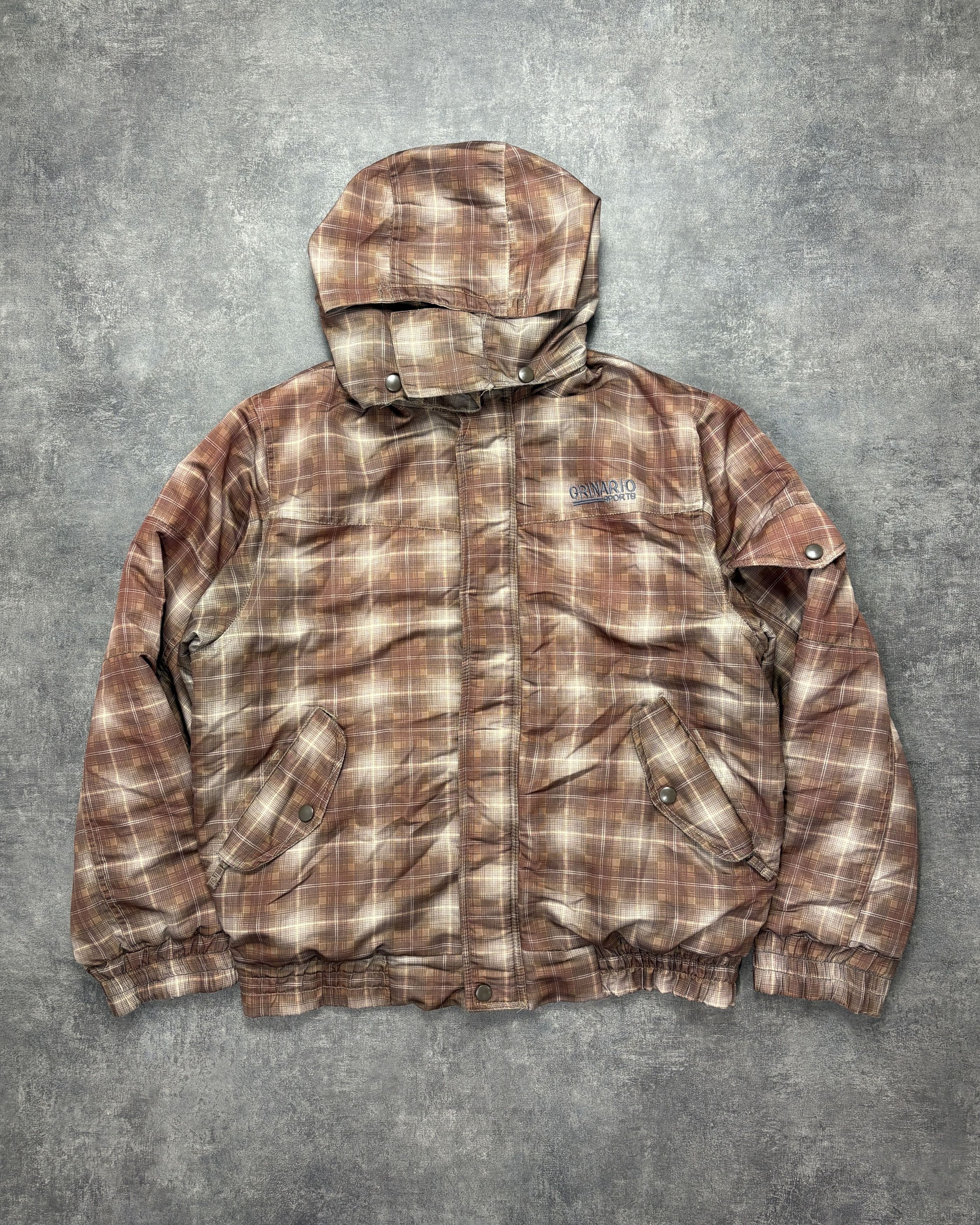 Vintage Archive Plaid Puffer Jacket. Size US M / EU 48-50 / 2 - 1 Thumbnail