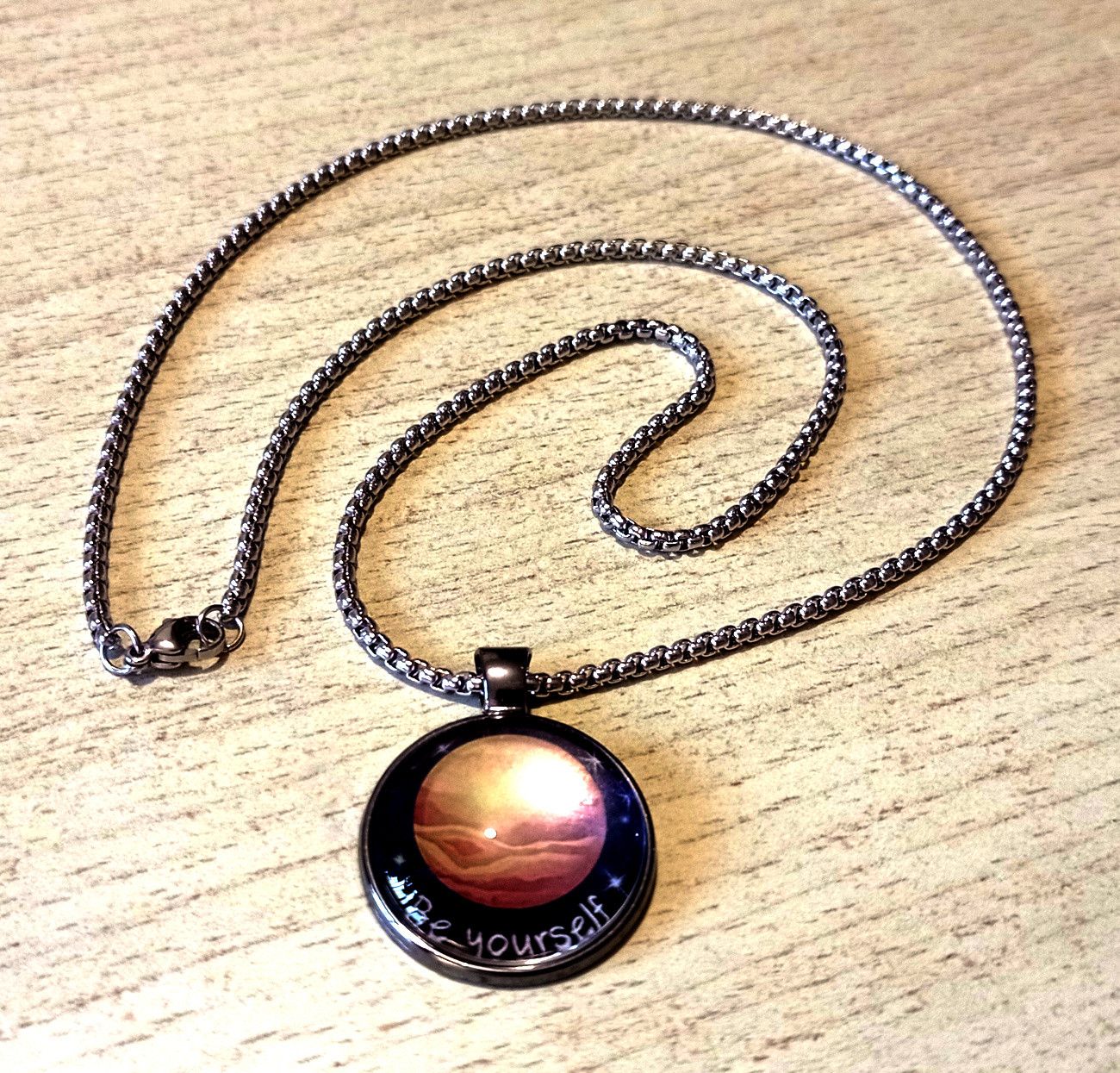 Hysteric Glamour × Japanese Brand × Vintage Punk Shine Planet Mars Sliver Universe Necklace Size ONE SIZE - 6 Thumbnail