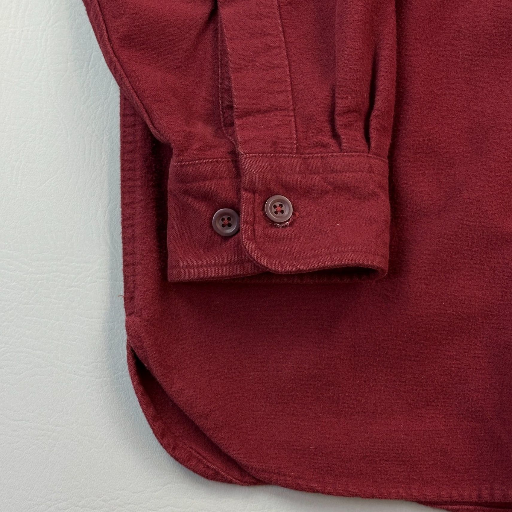 Vintage VINTAGE L.L. Bean Shirt Mens XL Chamois Cloth Heavyweight Button-Up Outdoor Red Cotton Flannel Pocketed Classic Outdoor Retro Sports Mens XL Size US XL / EU 56 / 4 - 2 Thumbnail