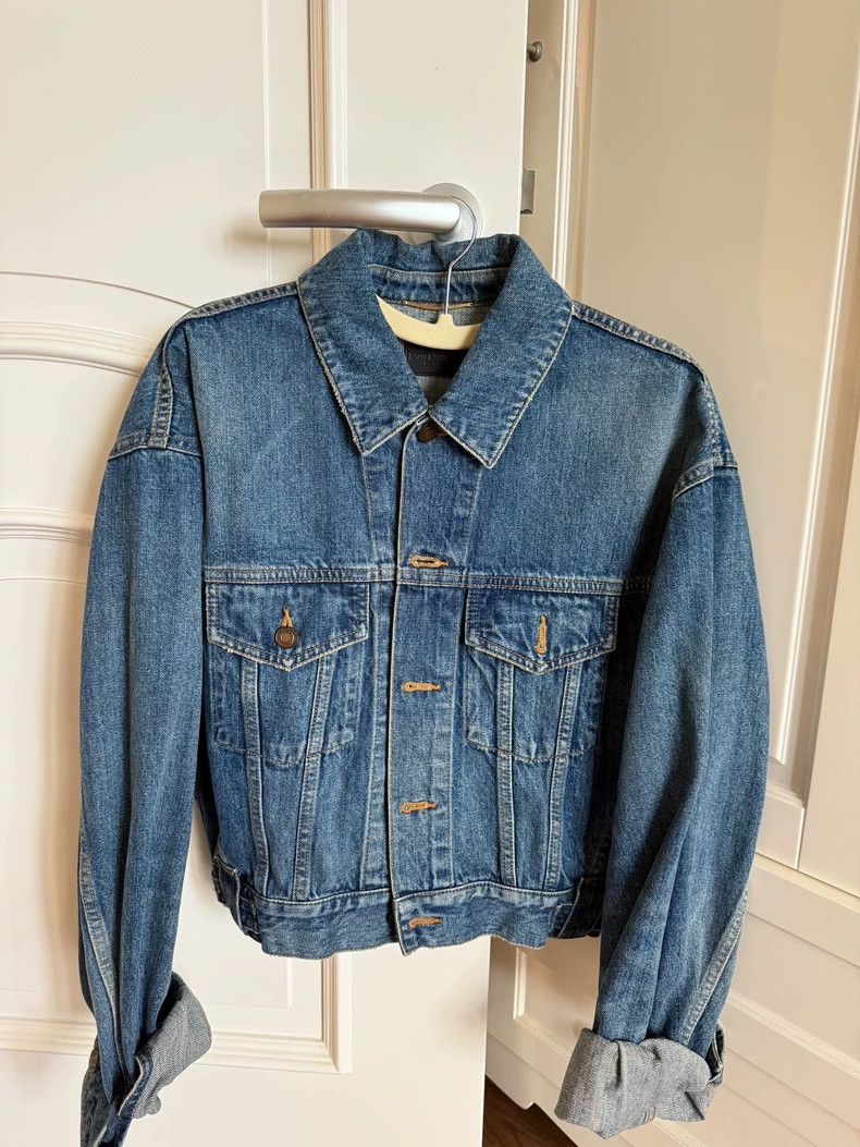 Yves Saint Laurent YSL Denim Jacket (Naza Same Style) Size US M / EU 48-50 / 2 - 1 Thumbnail
