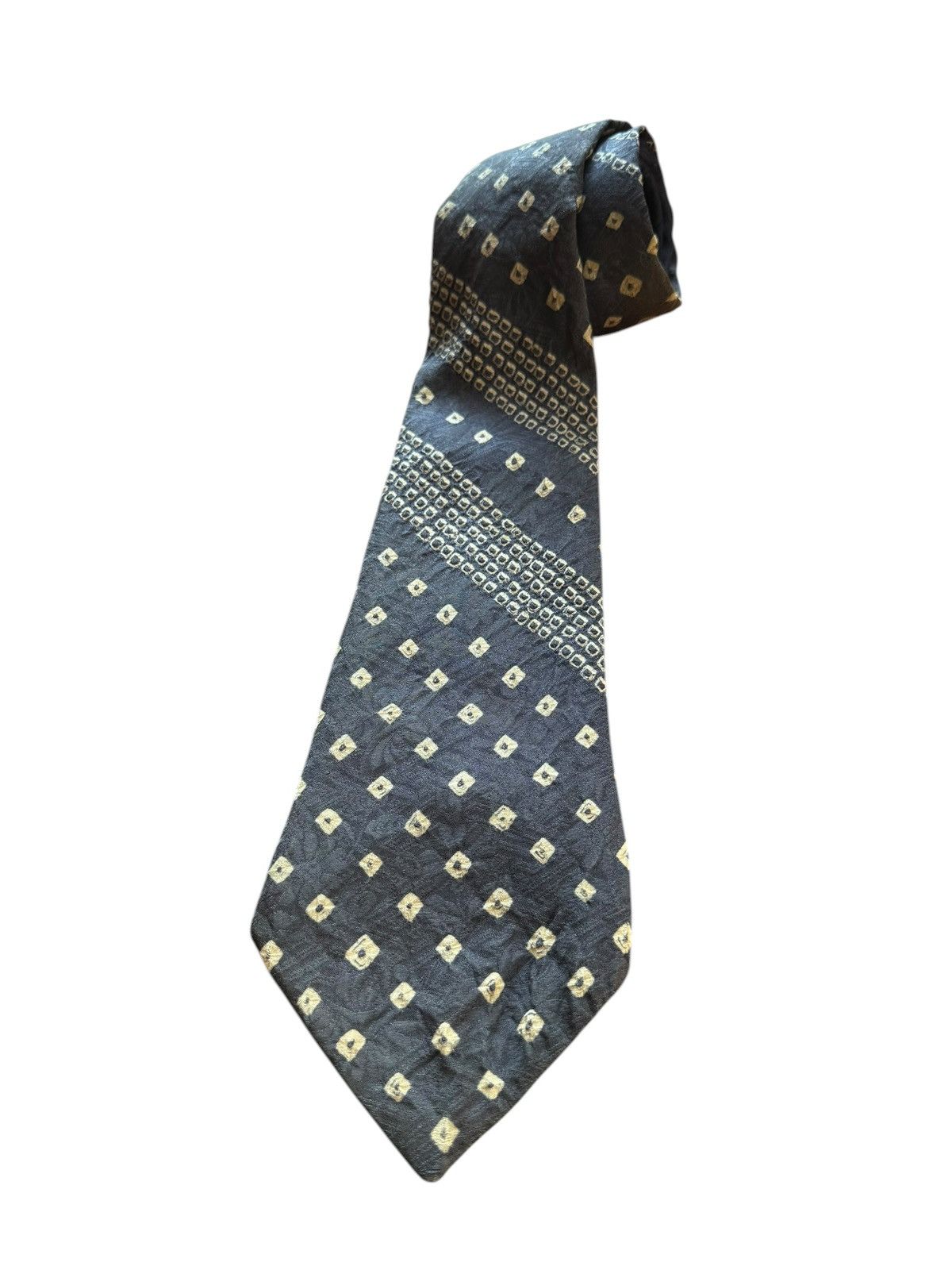 Other Shadow Geometry – Korean Vintage Silk Tie (New Mode) Size ONE SIZE - 2 Thumbnail