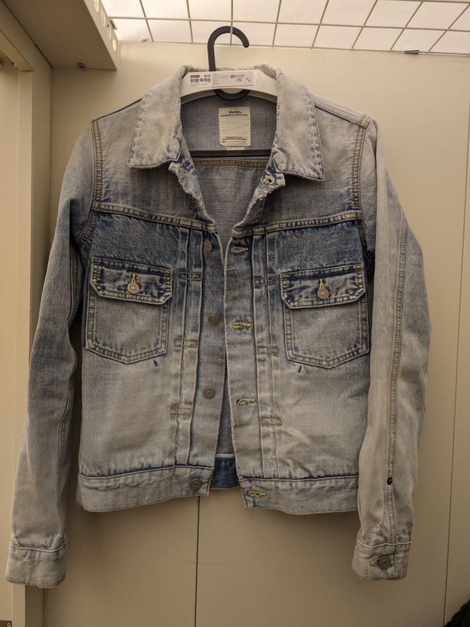 Visvim SS19 D1004 DMGD 101 Denim Jacket Size US S / EU 44-46 / 1 - 1 Thumbnail