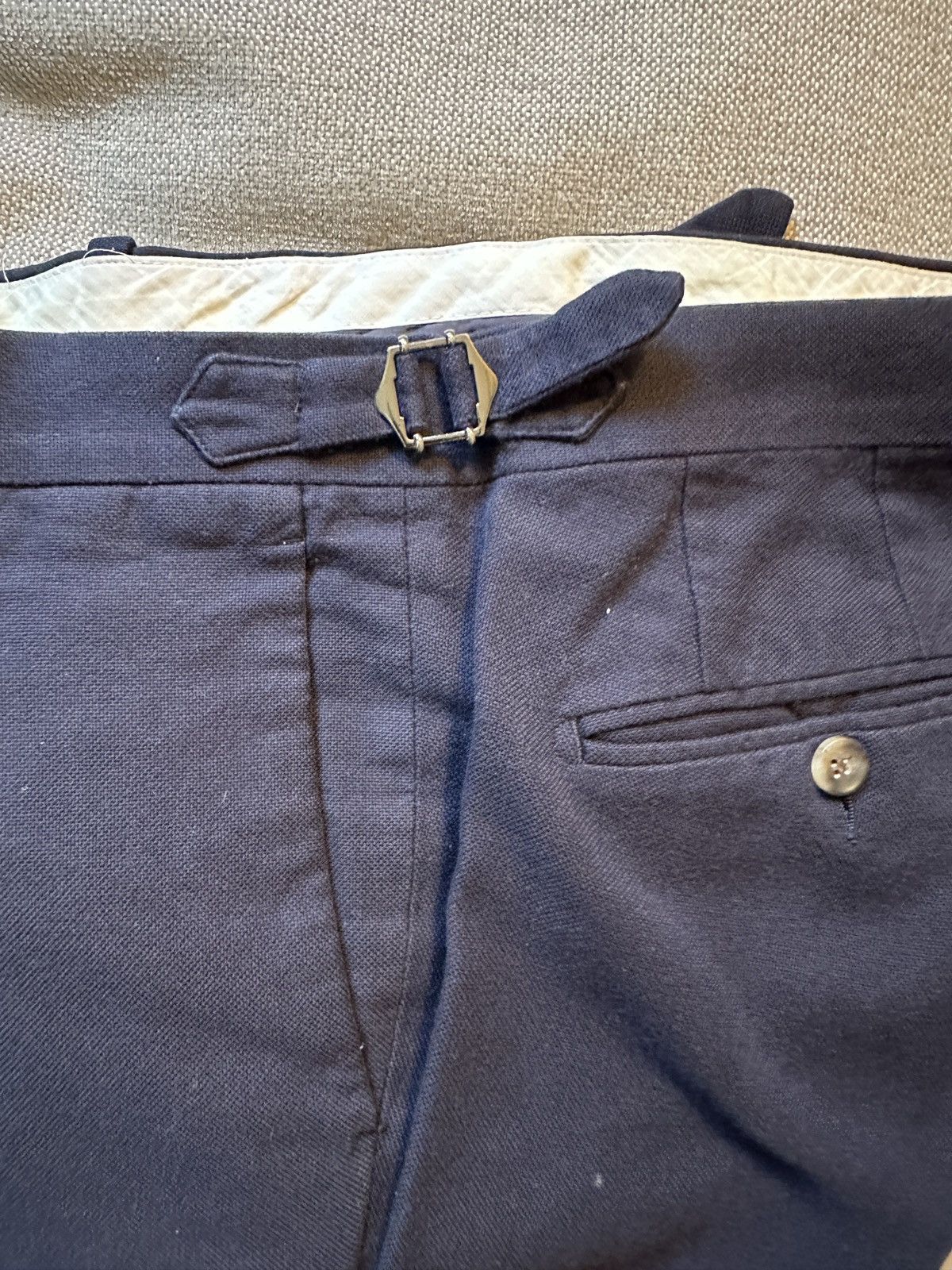 Suitsupply SUITSUPPLY Hudson Blue Cotton Suit Slim 38R Size 38R - 6 Thumbnail