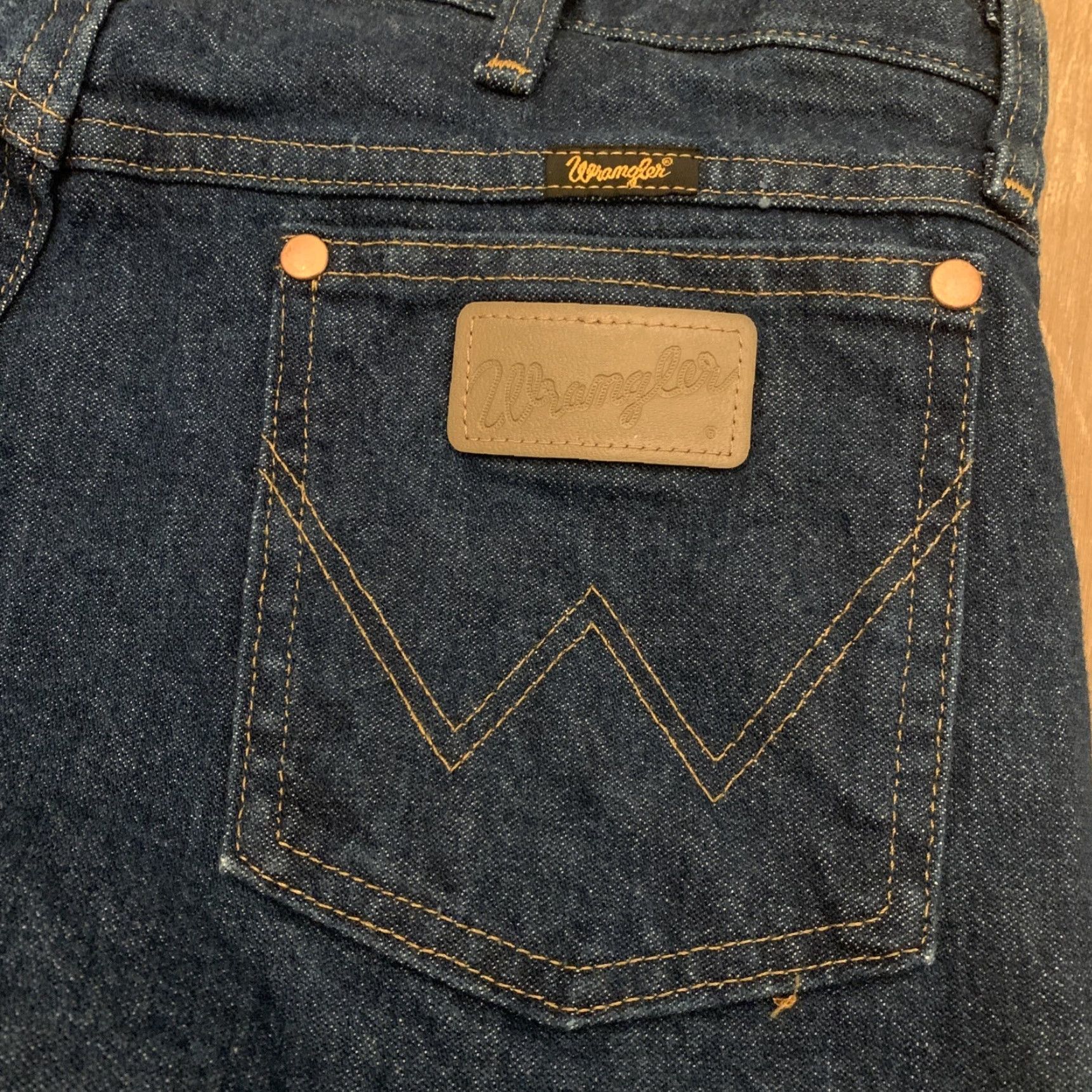 Wrangler VINTAGE Wrangler Cowboy Cut Jeans Mens 34x38 Denim Blue 13MWZ Original Fit Cow Boy EUC Men’s Regular Length Blue Jeans Mens Size US 34 / EU 50 - 8 Thumbnail