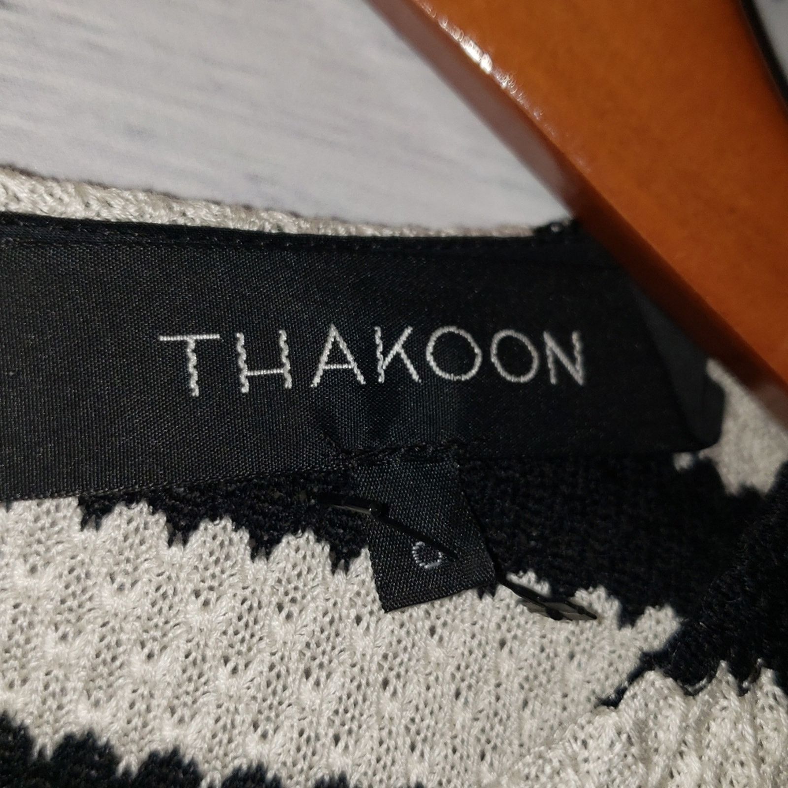 THAKOON EUC Thakoon black and white cotton/silk midi dress. SZ 0 Size XS / US 0-2 / IT 36-38 - 11 Thumbnail