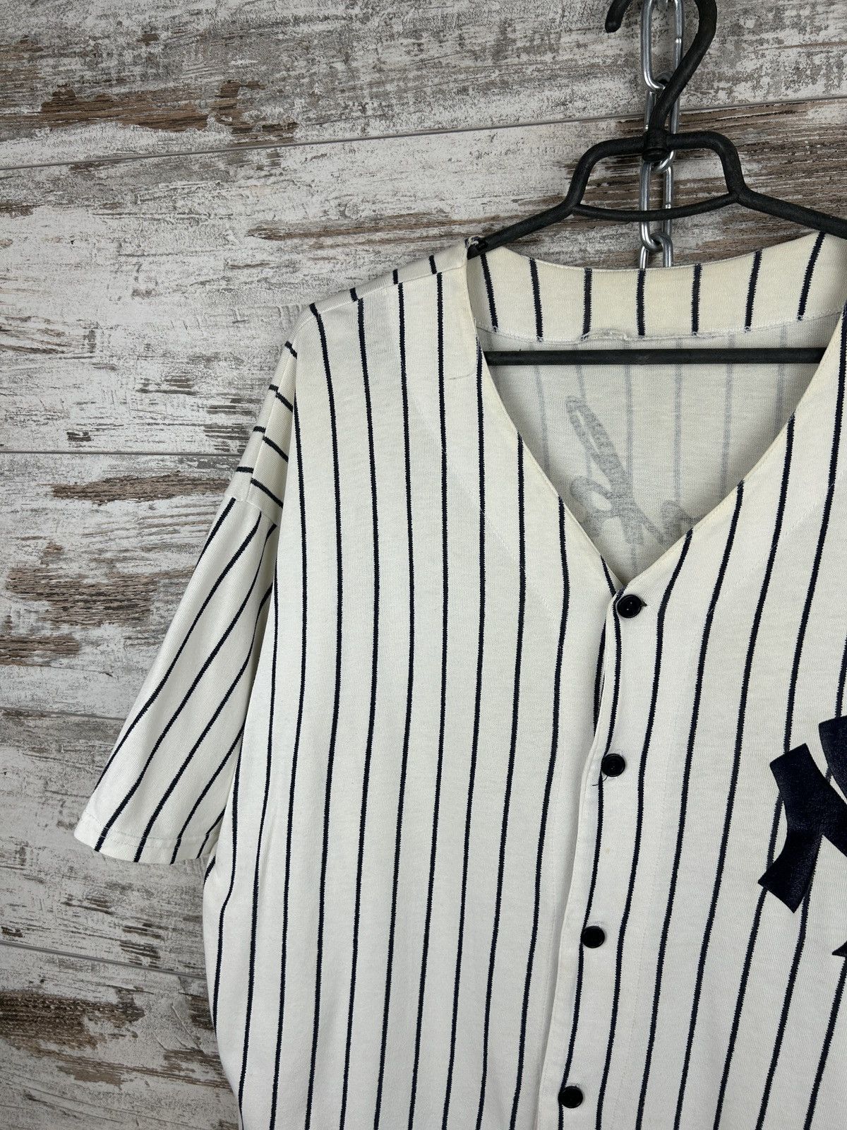 New York Yankees Mens Vintage New York Yankees Jersey T-shirt tee streetwear Size US XL / EU 56 / 4 - 4 Thumbnail