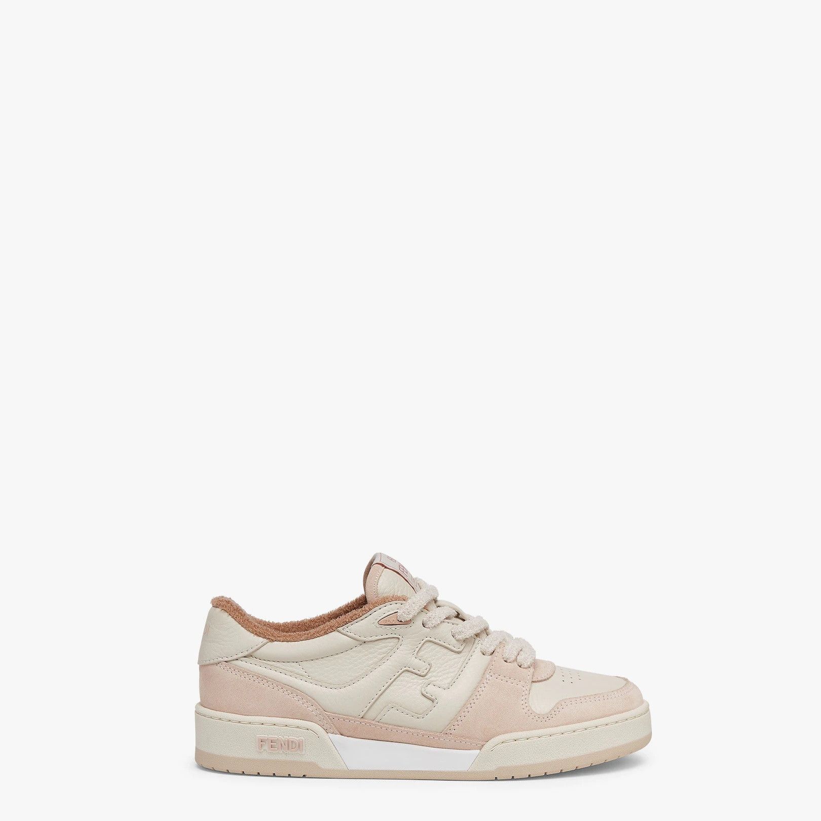Fendi o1B3y1r0326 Match Low-Top Sneakers in White/Pink Size US 8 / IT 38 - 1 Thumbnail