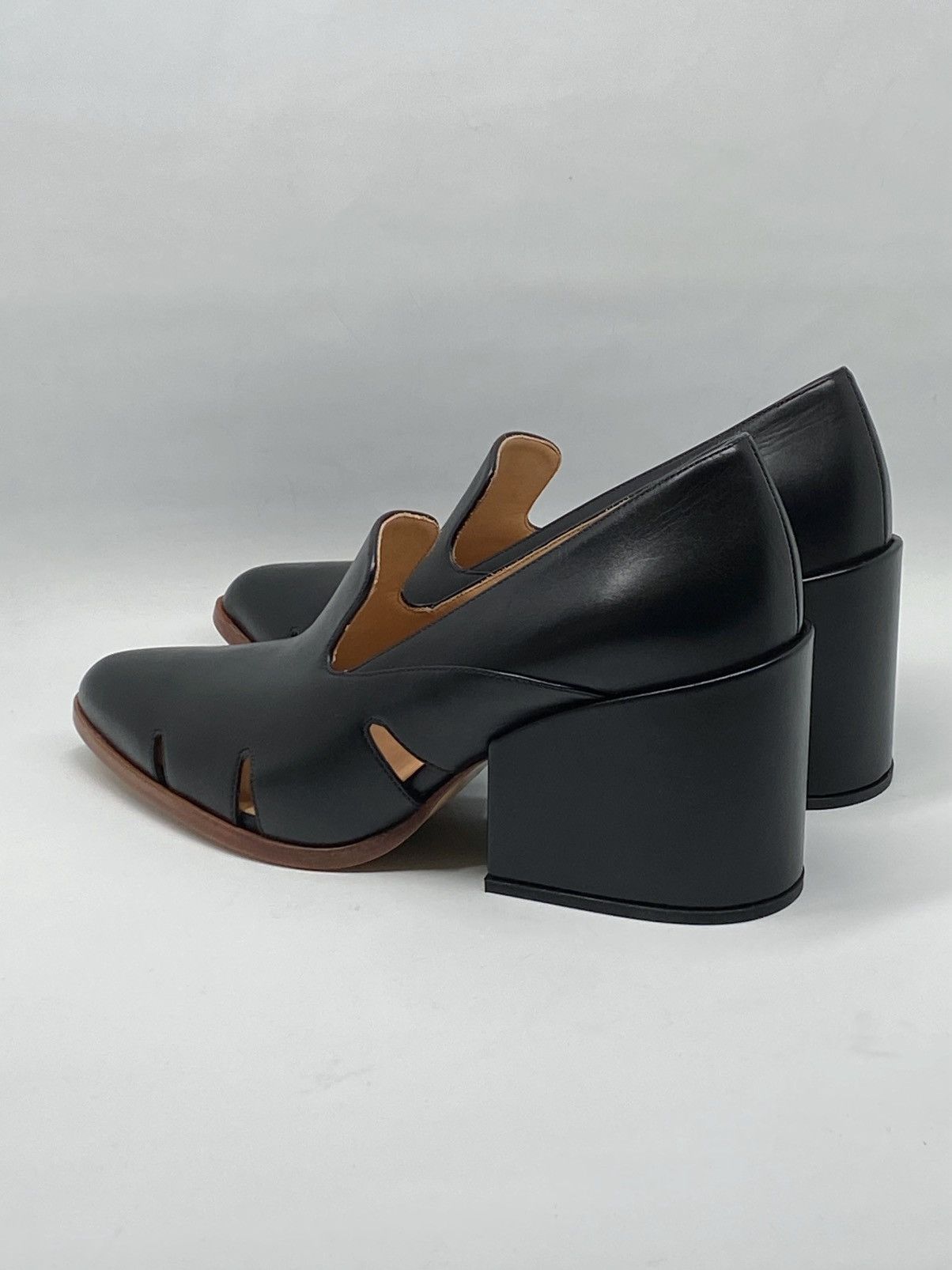 Gabriela Hearst Gabriela Hearst Eliza 80MM Leather Loafers size 39.5 Size US 9.5 / IT 39.5 - 6 Thumbnail