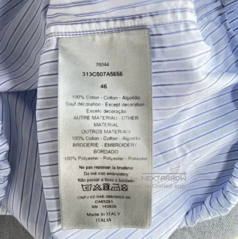 Dior Dior M Size Spring Autumn Blue Shirt . Size US M / EU 48-50 / 2 - 7 Thumbnail