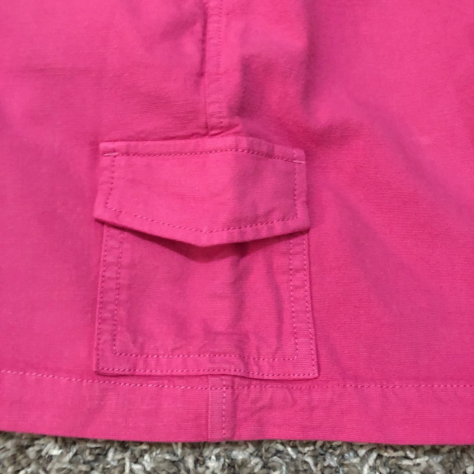 J.Crew Re-Imagined Pink High-Rise Garment-Dyed Stretch Cargo Short Size 34" / US 12 / IT 48 - 5 Thumbnail