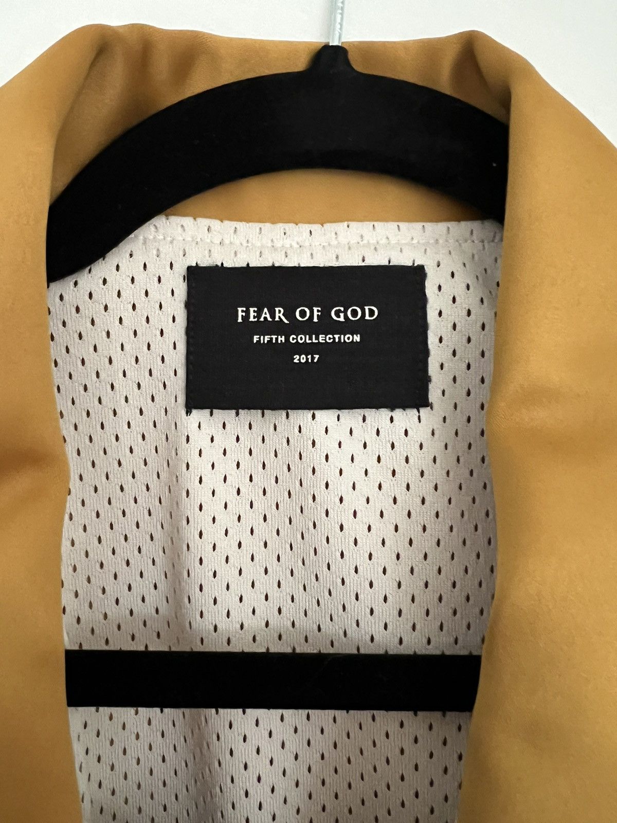Fear of God Fear of God Gold Satin Baseball Jacket Fifth Collection Size US M / EU 48-50 / 2 - 4 Thumbnail