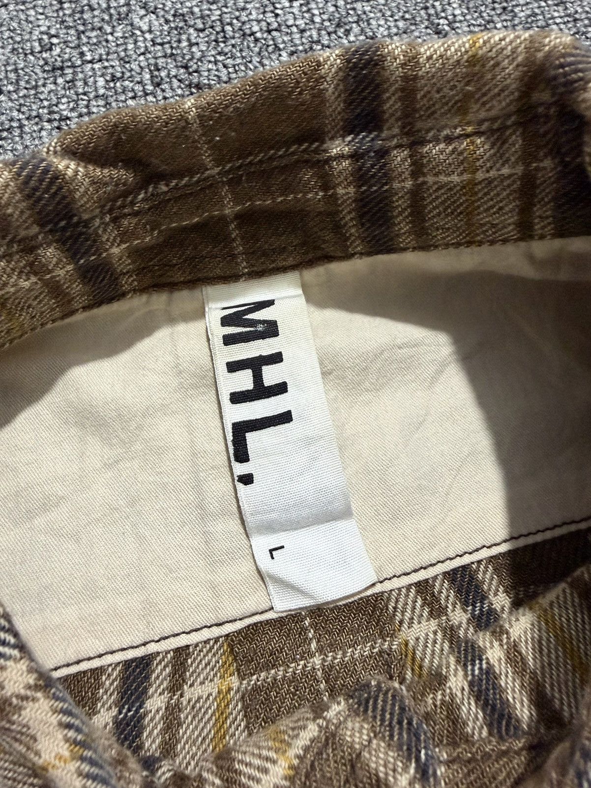 Margaret Howell MHL margaret howell plaid flannel shirt Size US L / EU 52-54 / 3 - 6 Thumbnail
