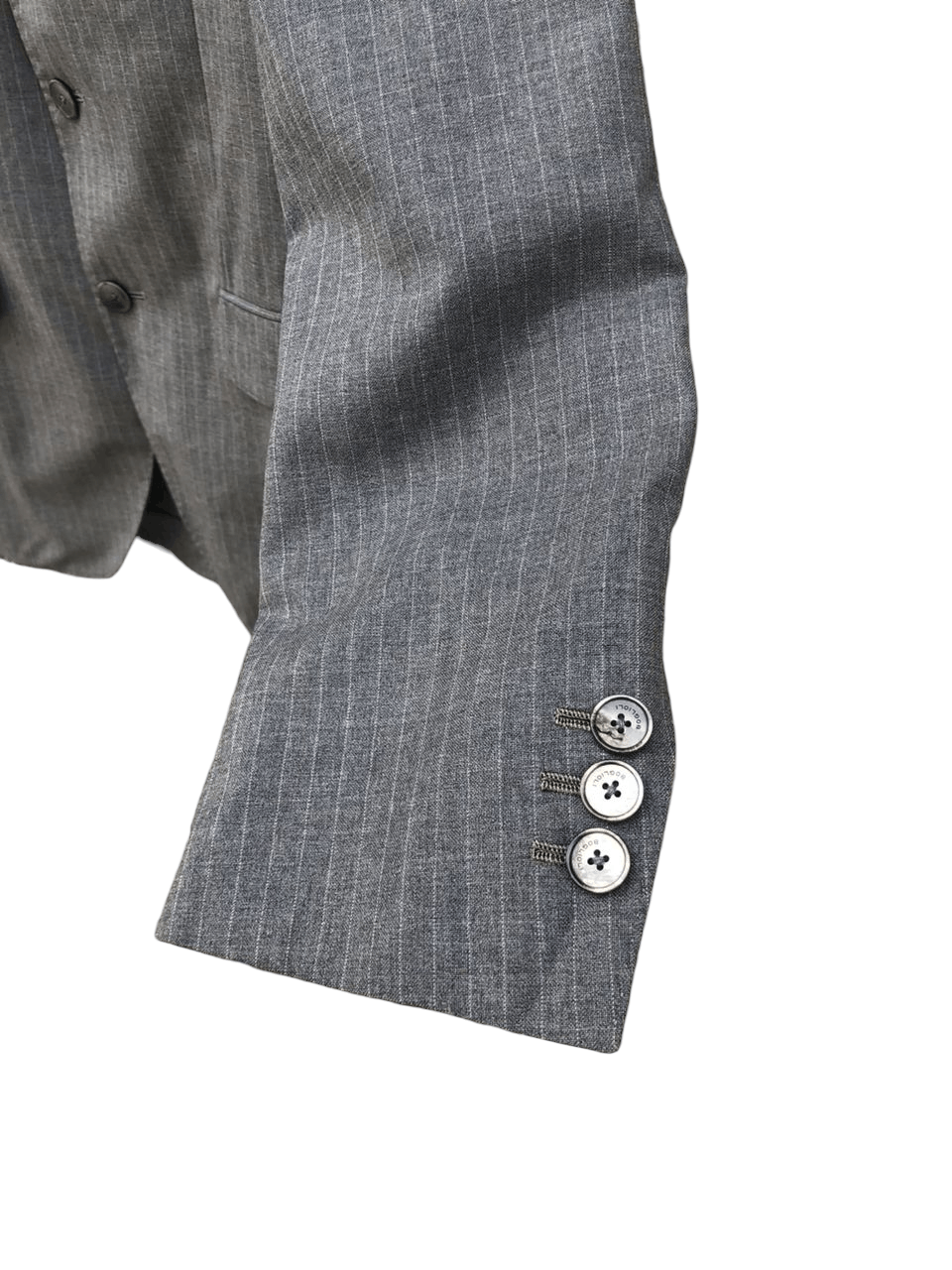 Boglioli Boglioli Blazer Grey Stripe Nice Design Size 40R - 8 Thumbnail