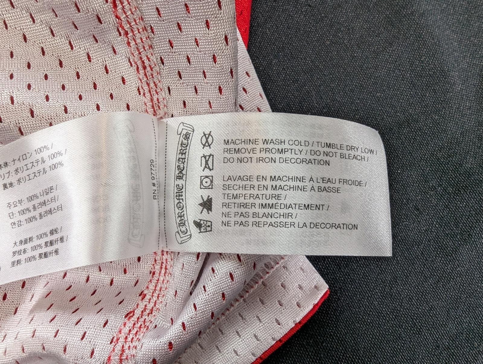 Chrome Hearts Chrome Hearts Reversible Mesh Team 99 Jersey in Red Size US M / EU 48-50 / 2 - 5 Thumbnail