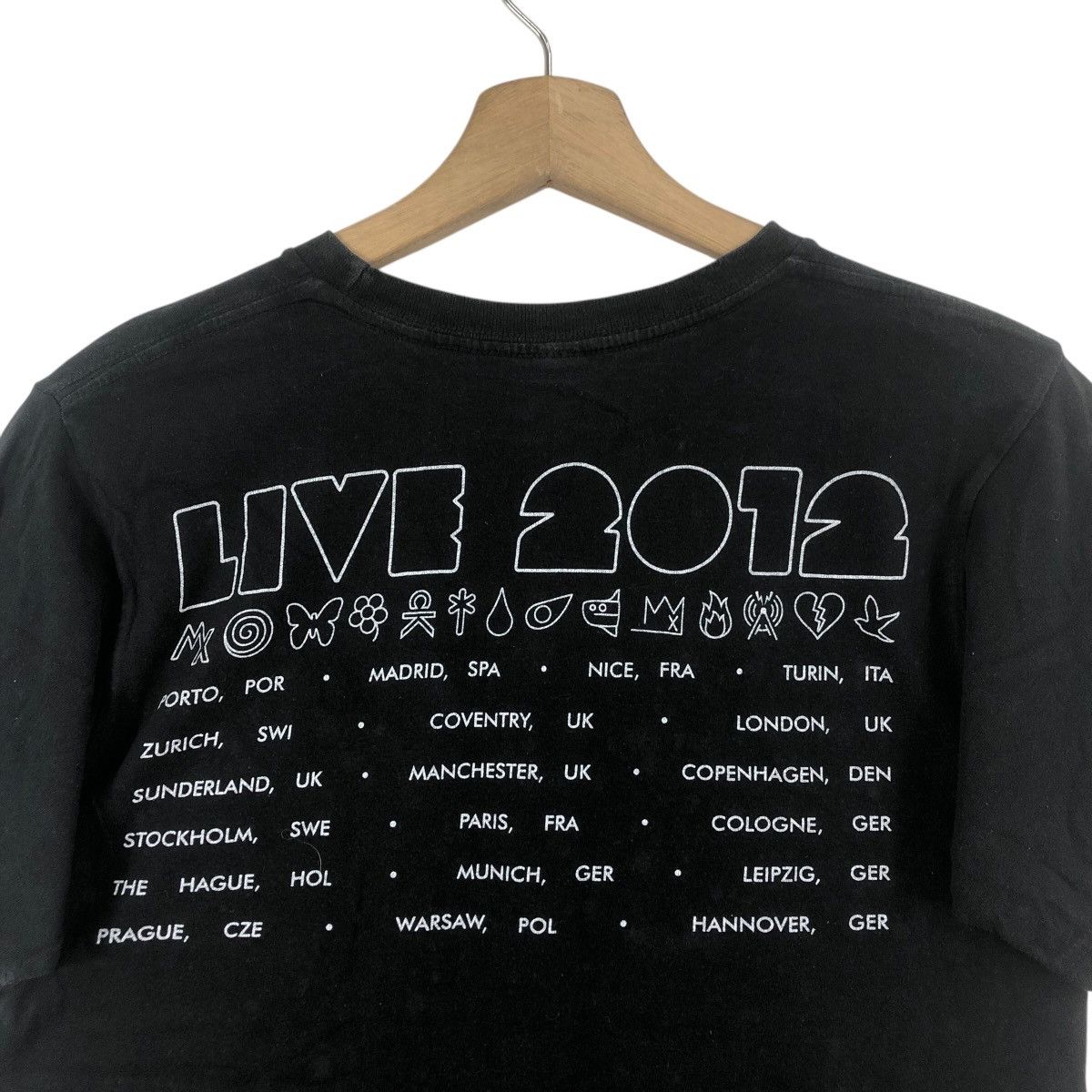 Band Tees COLDPLAY MYLO XYLOTO Live 2012 Tour Promo Tee Shirt Top Size US S / EU 44-46 / 1 - 5 Thumbnail
