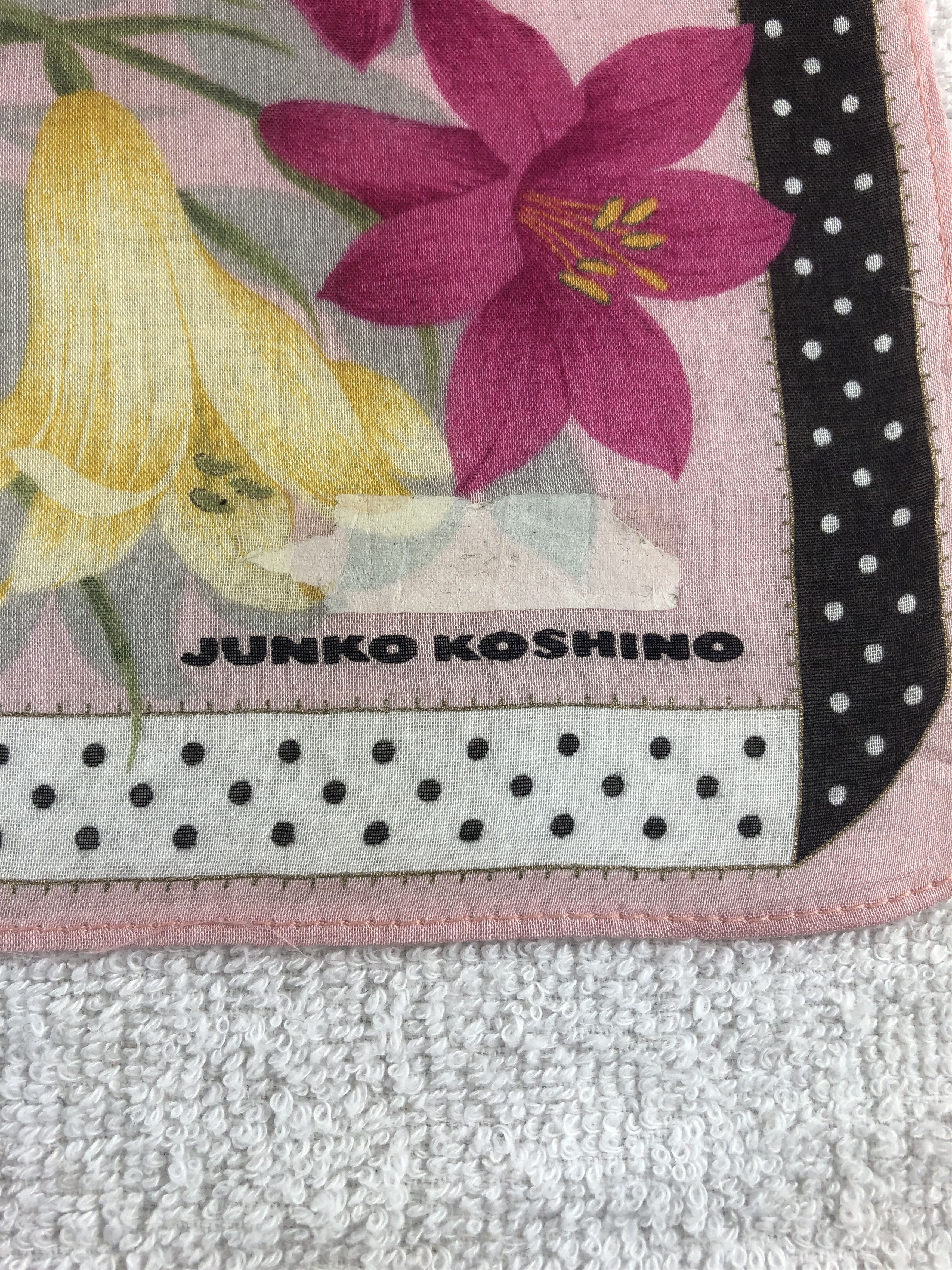 Japanese Brand × Mr. Junko × Vintage Junko Koshino Handkerchief / Bandana / Neckerchief Size ONE SIZE - 5 Thumbnail