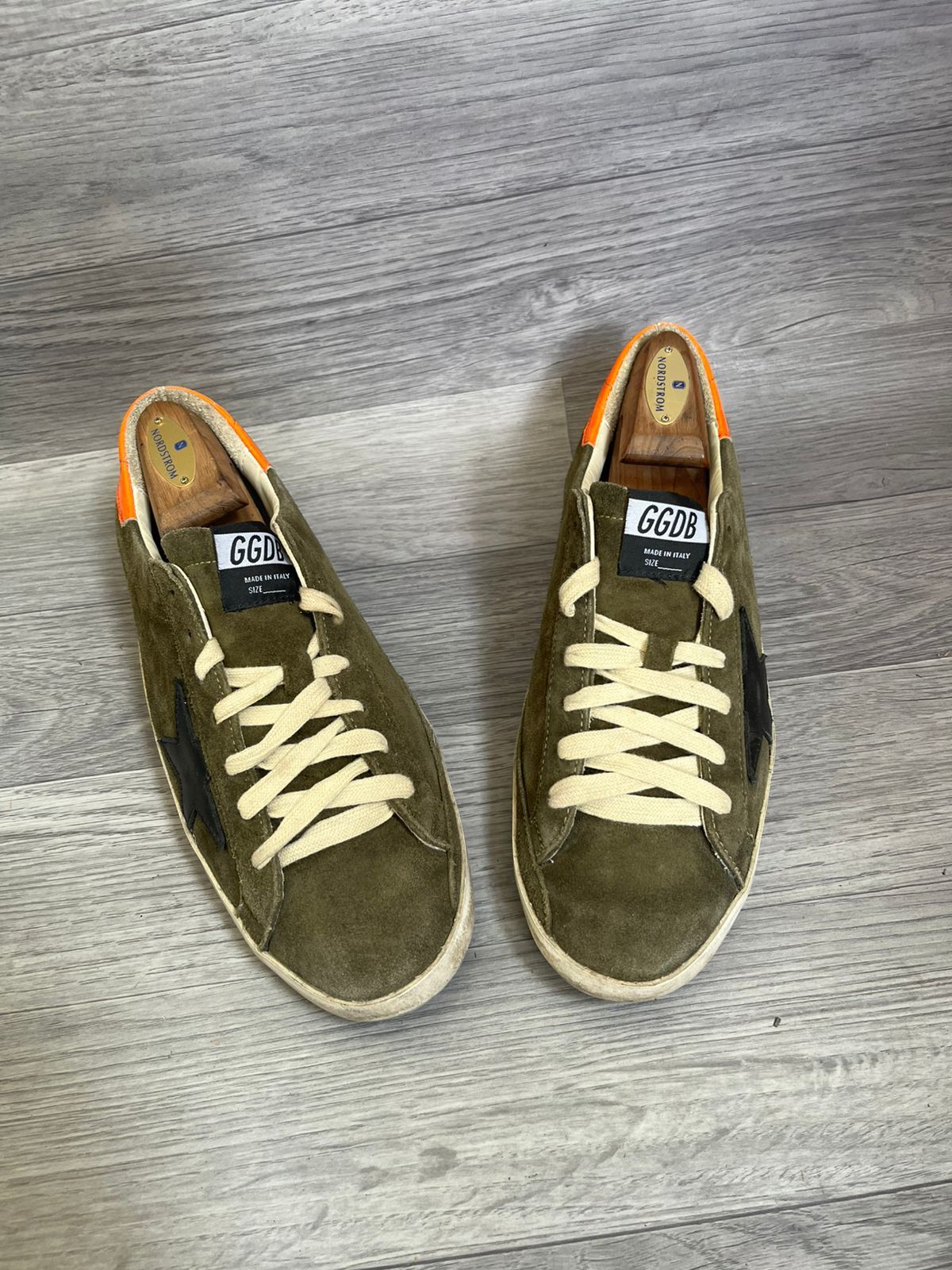 Golden Goose Golden Goose Superstar Green Suede Low Top Sneakers Sz 41 Size US 8 / EU 41 - 2 Thumbnail