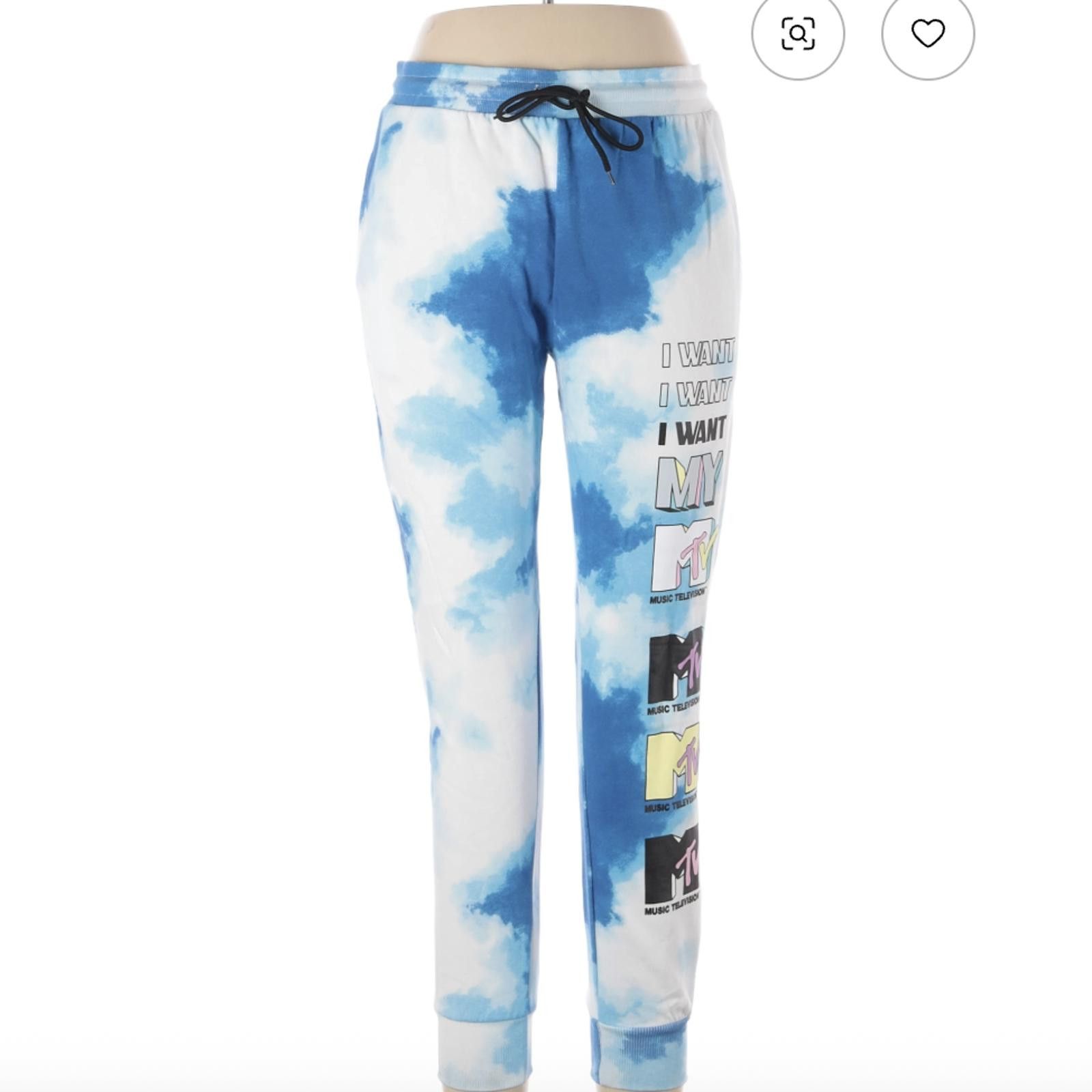 Mtv MTV Tie-Dye Sweatpants Size XL Size 40" / US 18 - 1 Thumbnail