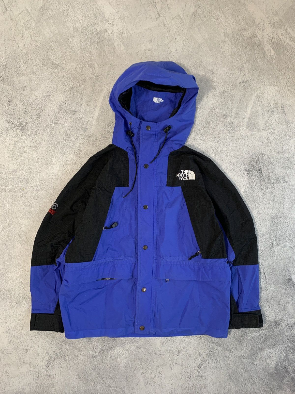 Image of Outdoor Life x The North Face 1990 Vintage The North Face Goretex Mountain Jacket Gorcop in Blue (S