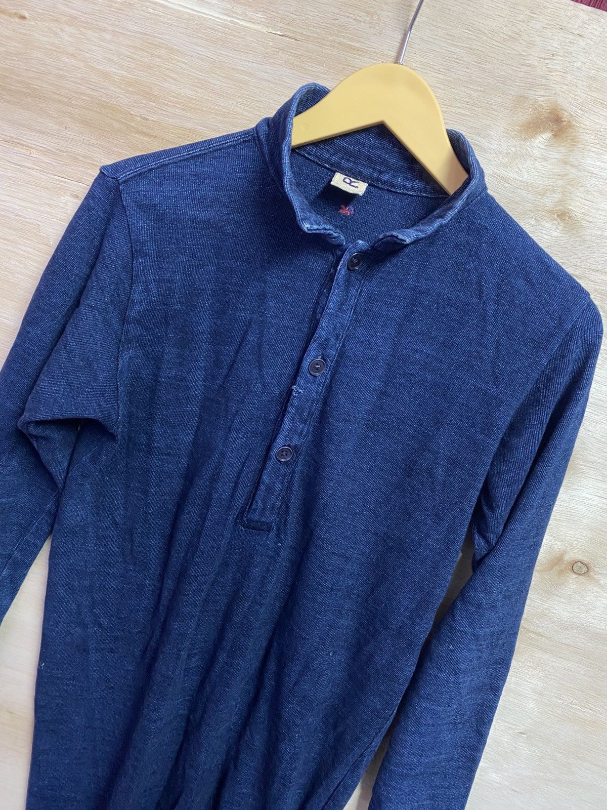 45rpm vintage 45rpm long-sleeved denim midi dress with a mock neck Size ONE SIZE - 9 Thumbnail