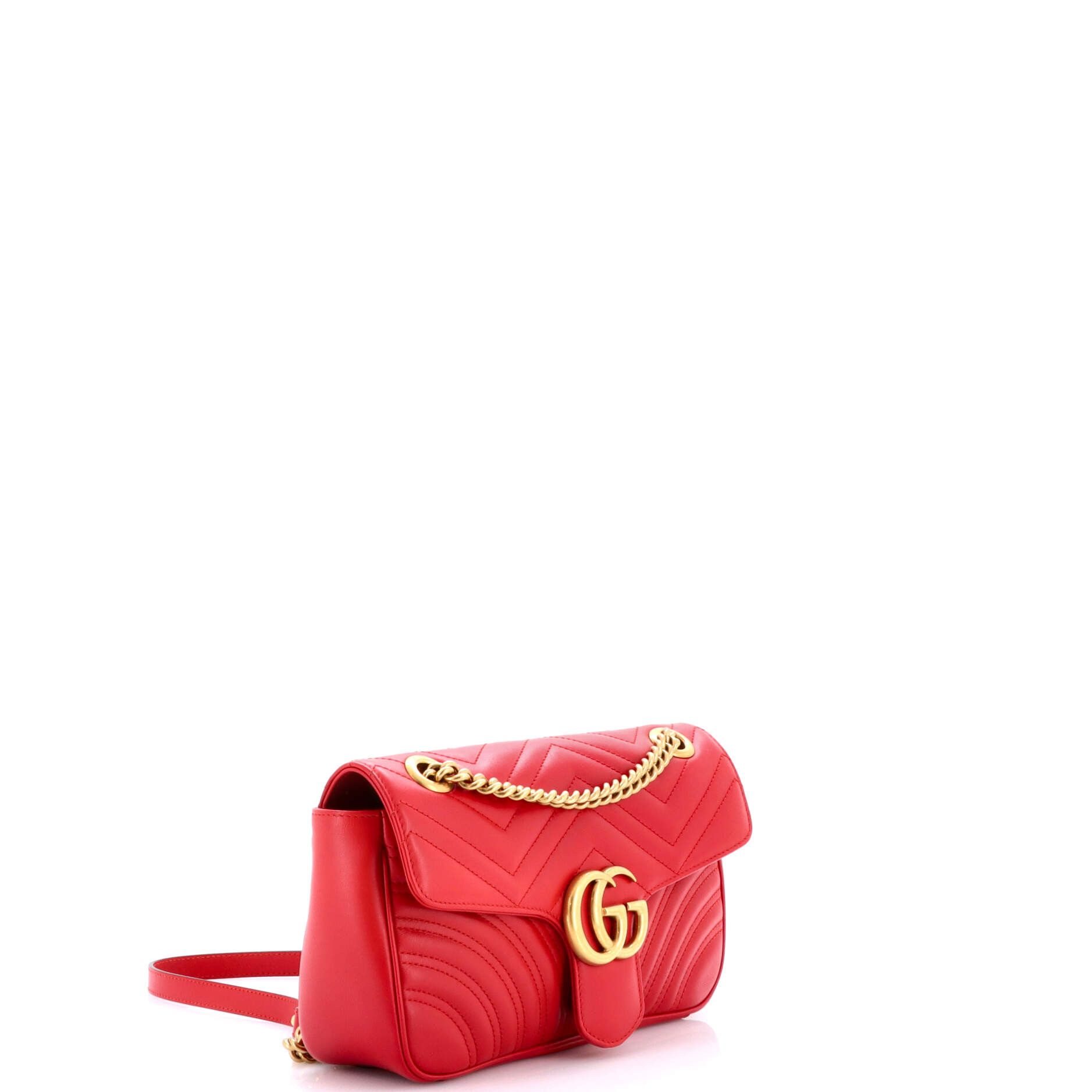 Gucci GG Marmont Flap Bag Matelasse Leather Small Size ONE SIZE - 1 Thumbnail
