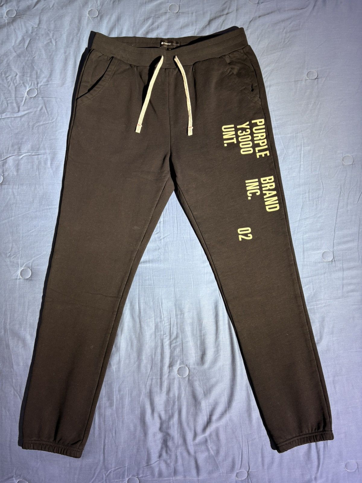 Purple Brand Purple Brand P407 History Jogger - Wash Black Size US 32 / EU 48 - 1 Thumbnail