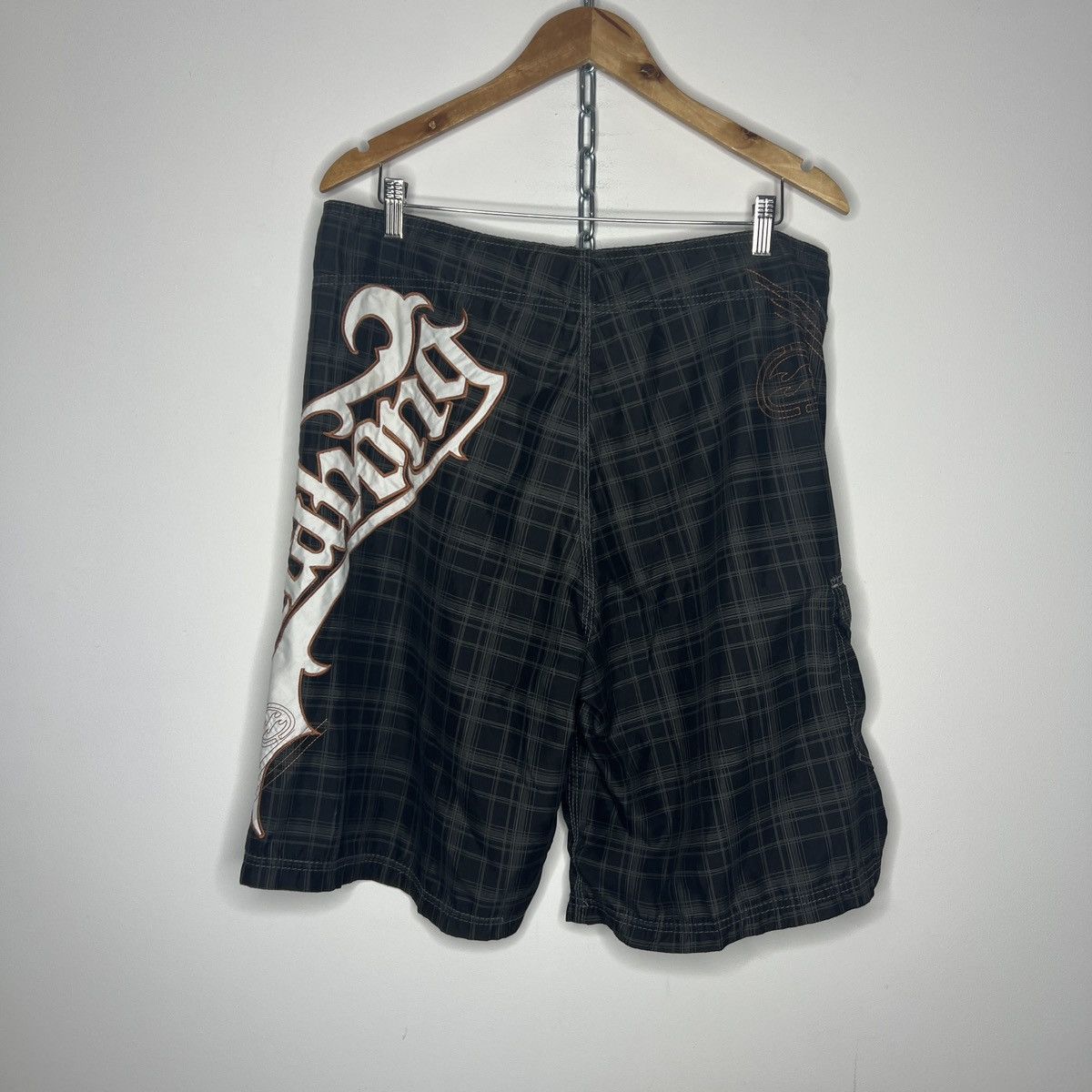 Billabong × Vintage 🏄Billabong Brown Surf Shorts Vintage Big Logo 90s Size US 34 / EU 50 - 6 Thumbnail