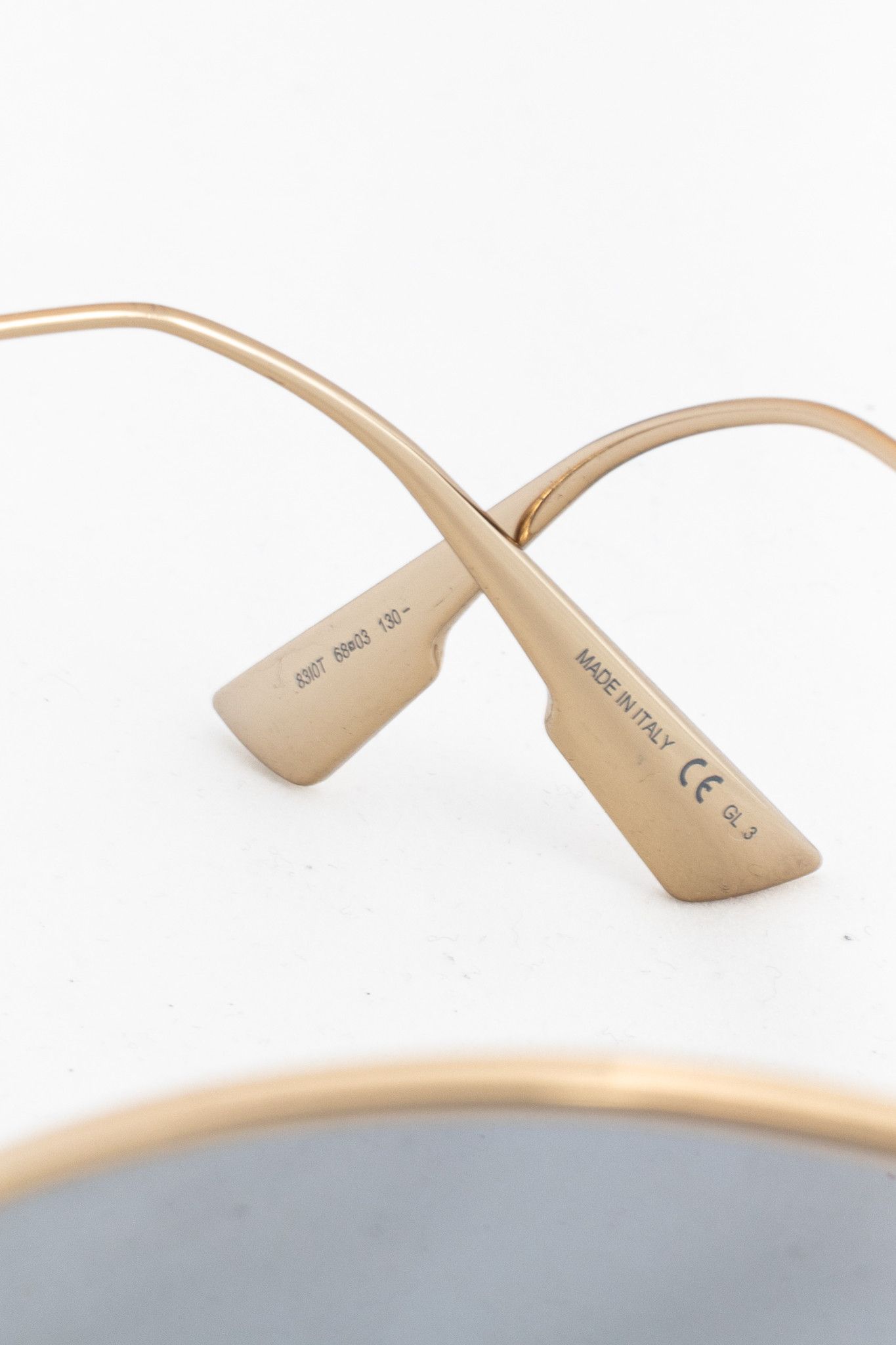 Dior Christian Dior DiorStellaire2 Gold-Tone Butterfly Sunglasses Size ONE SIZE - 9 Thumbnail