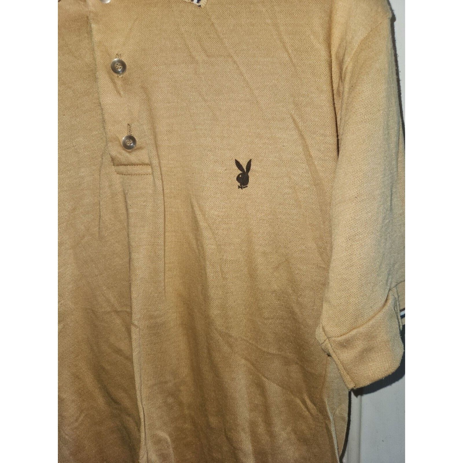 Artek PLAYBOY Polo Shirt M Retro Classic Tee Artex Bunny VTG70s80s Size US M / EU 48-50 / 2 - 2 Thumbnail